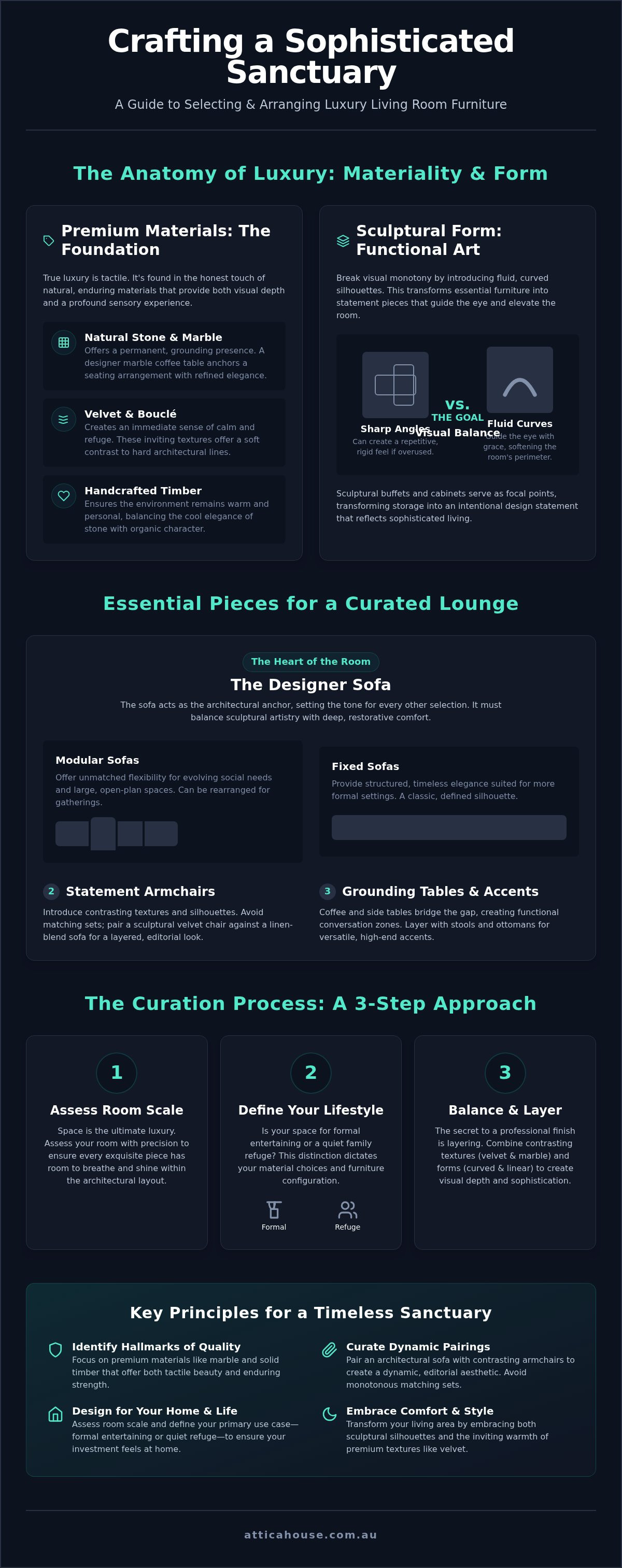 Luxury living room furniture