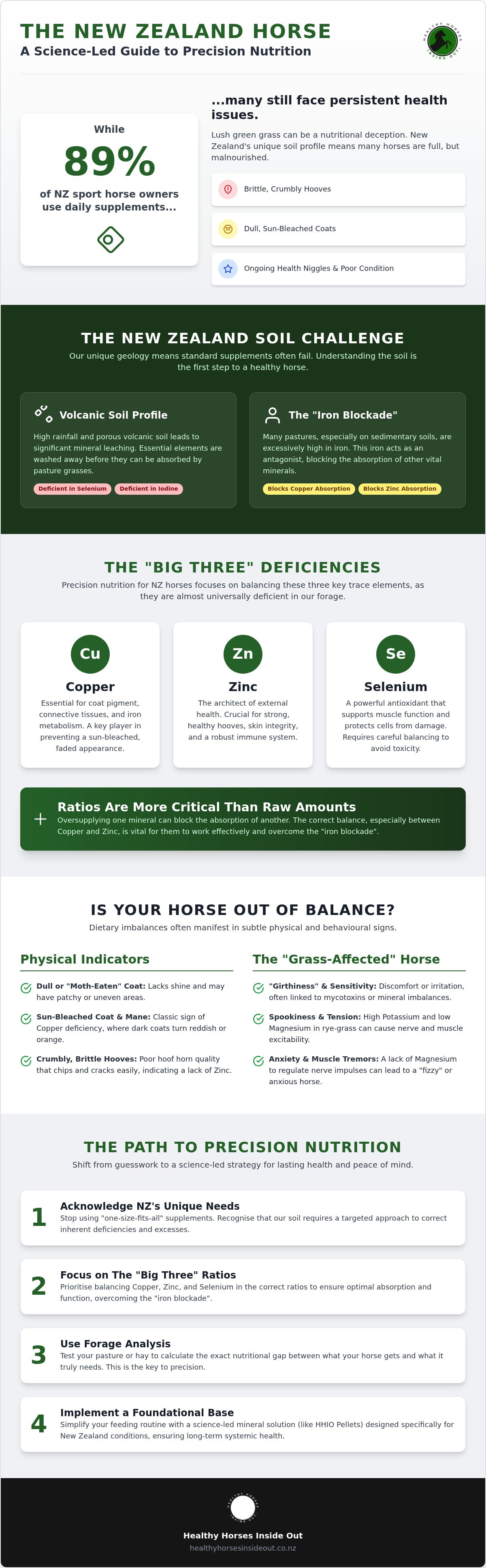 Balancing horse minerals NZ