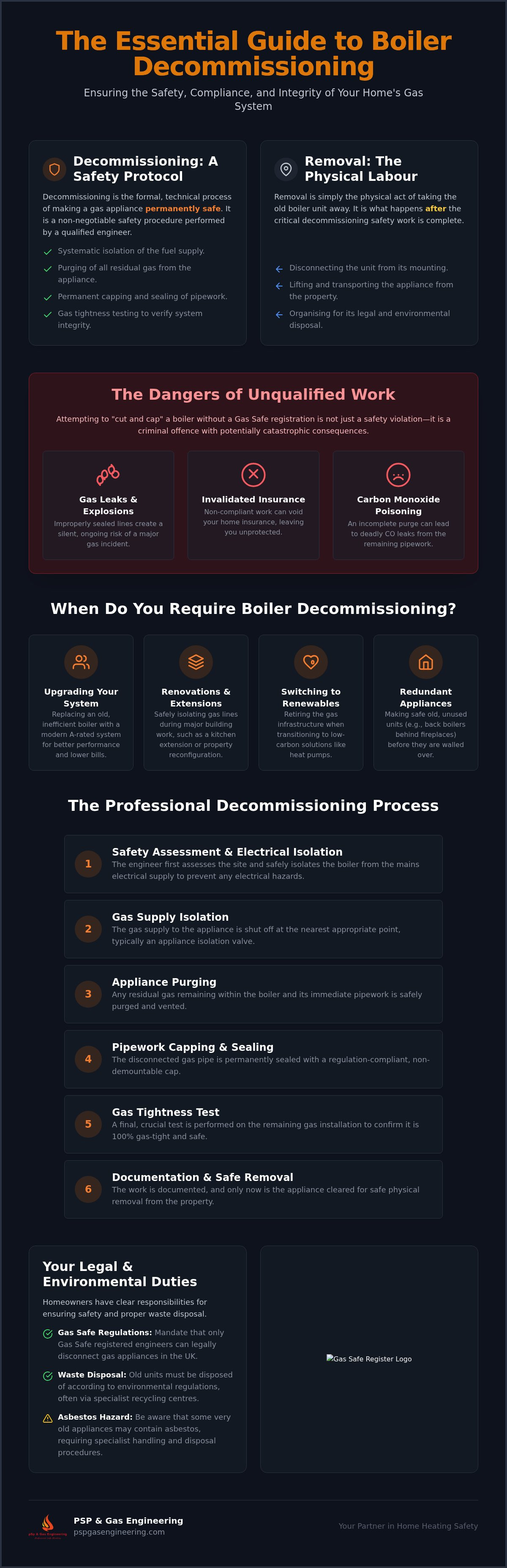 Boiler decommissioning services