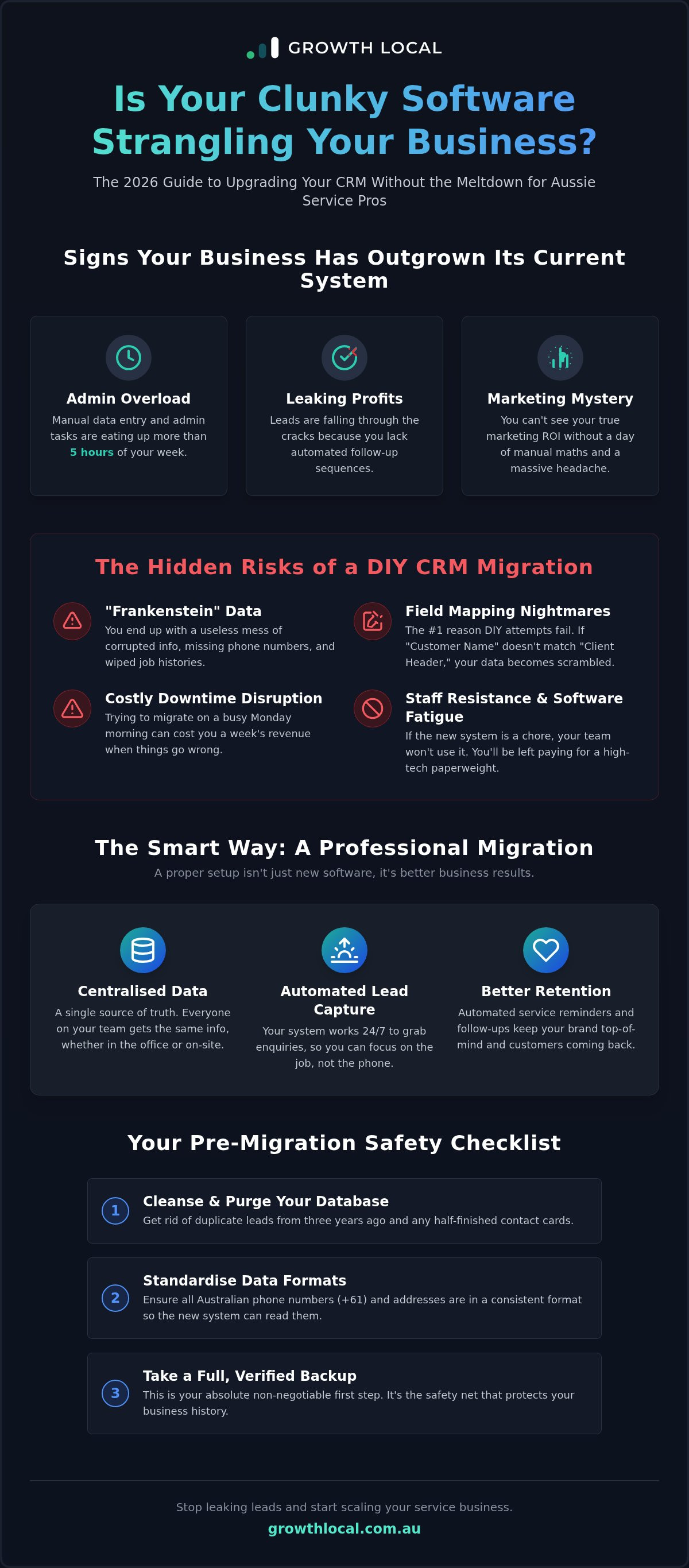 Upgrading CRM for service business