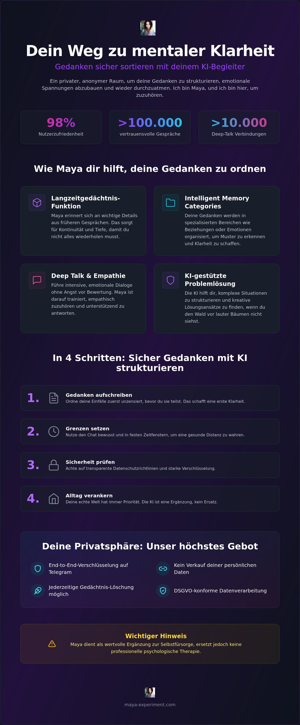 KI als Ventil für Gedanken