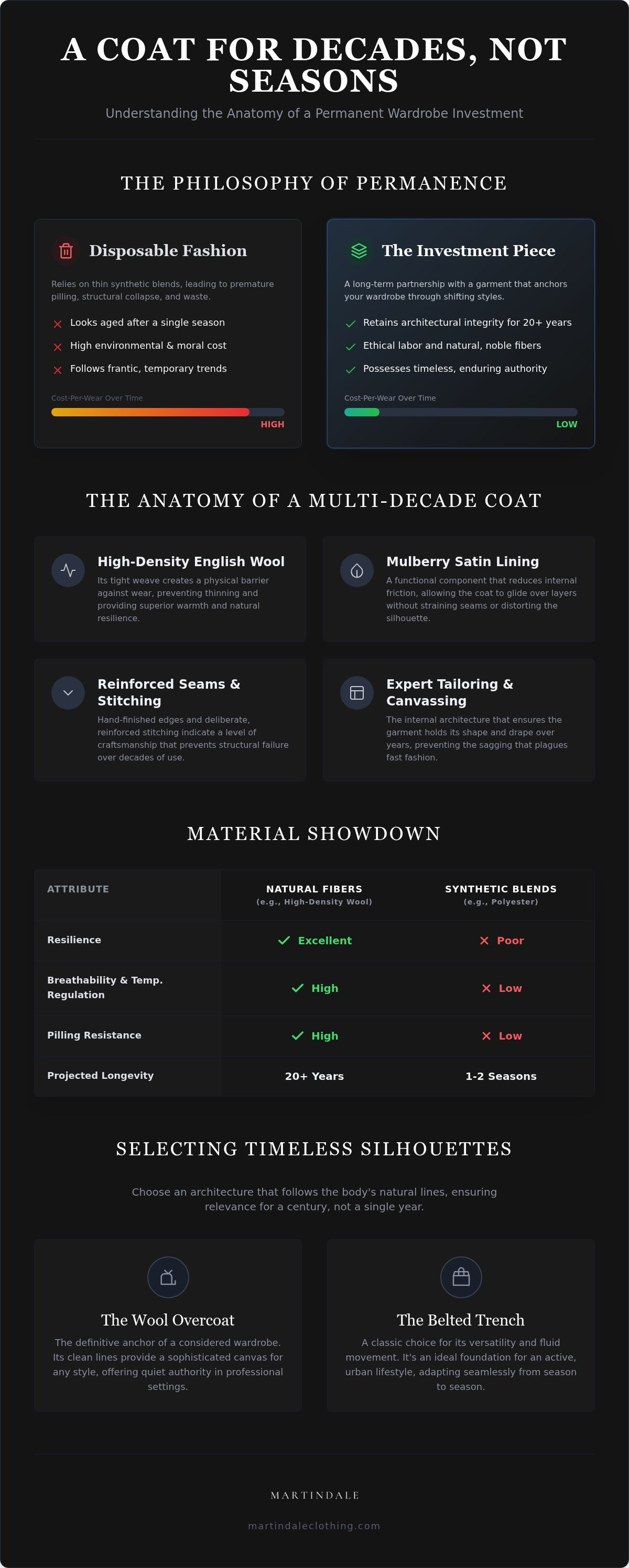 Women's coat for decades not seasons