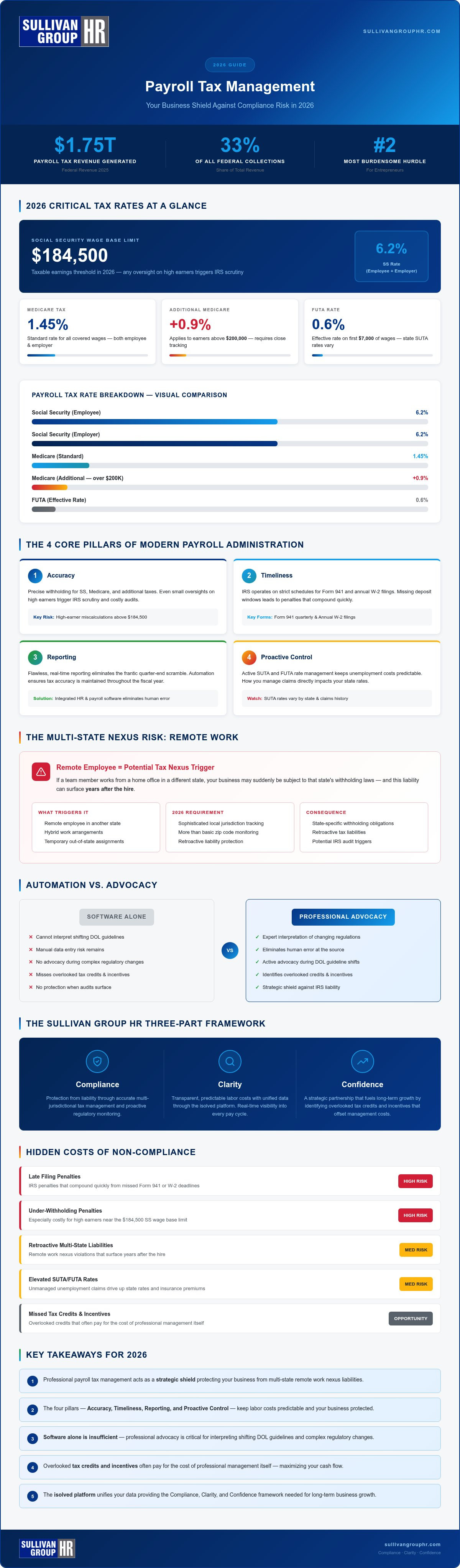 Payroll tax management