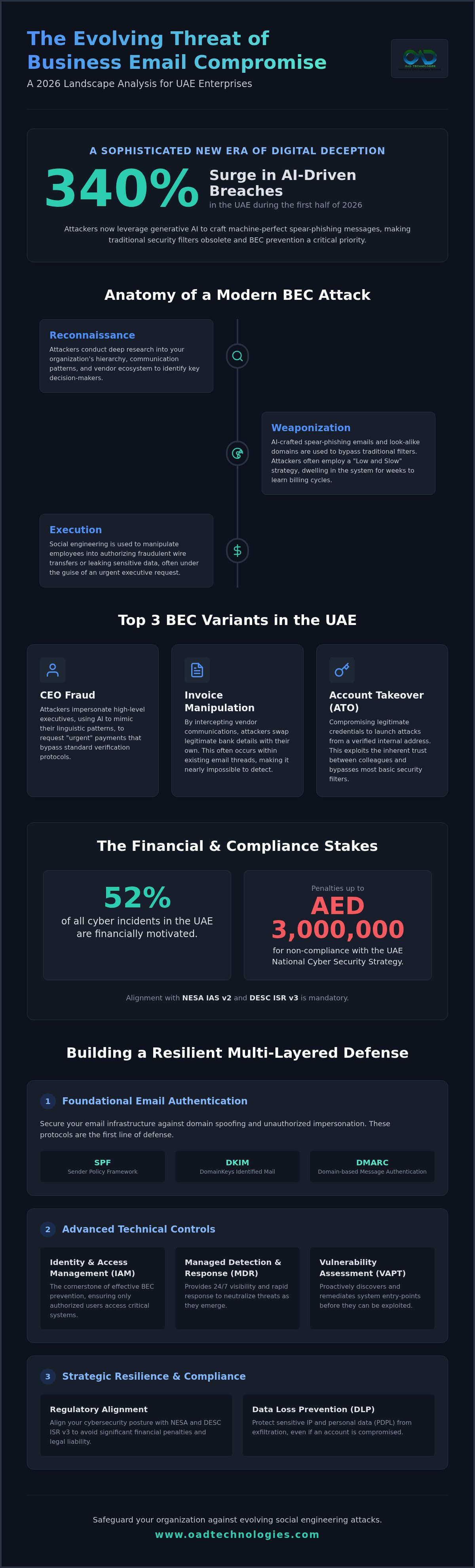 Business email compromise prevention uae