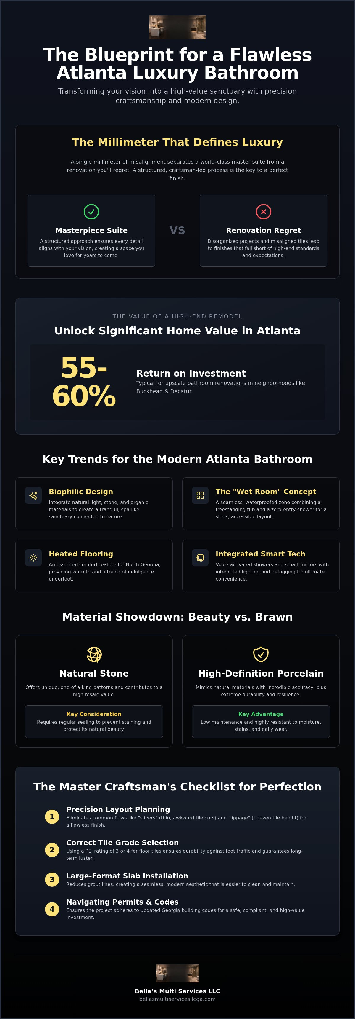 Luxury bathroom remodeling Atlanta