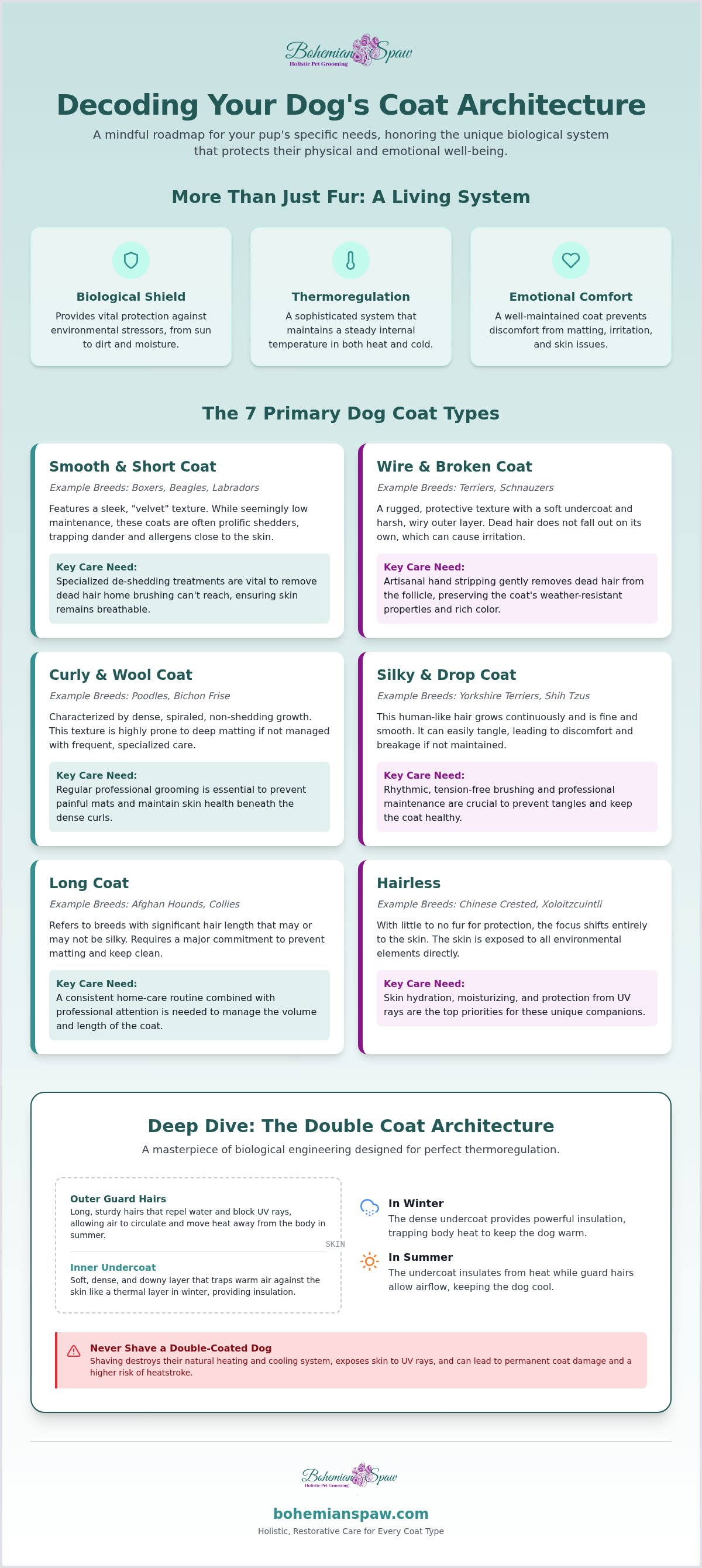 Dog coat types