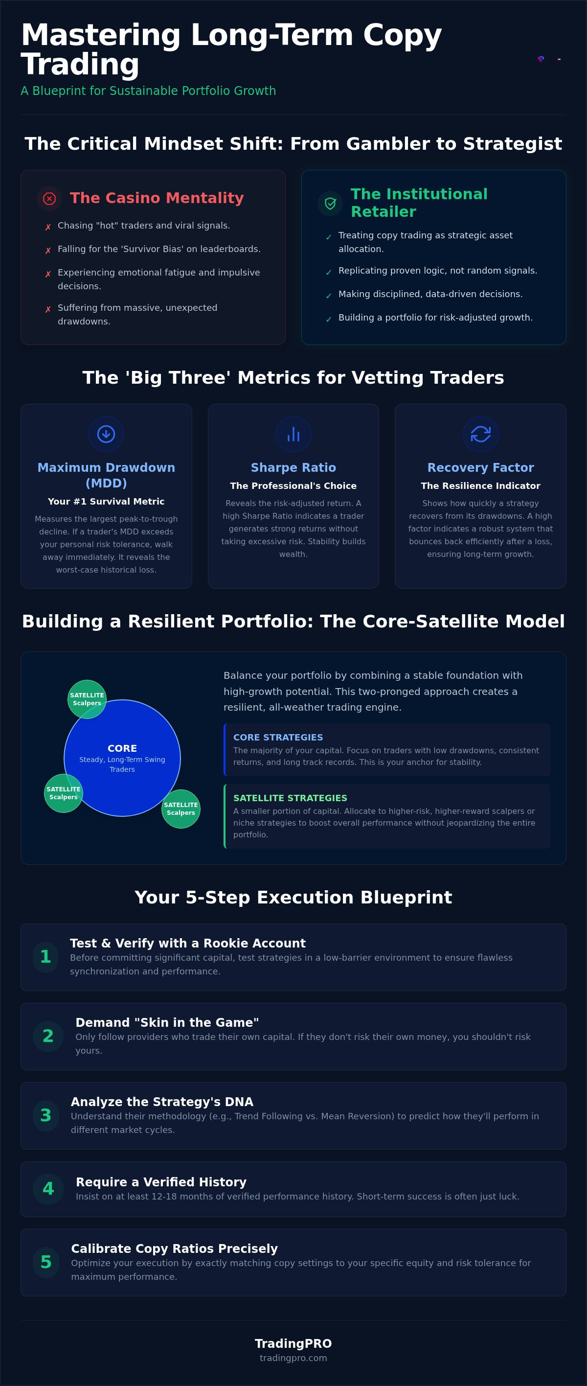 Long term copy trading strategies