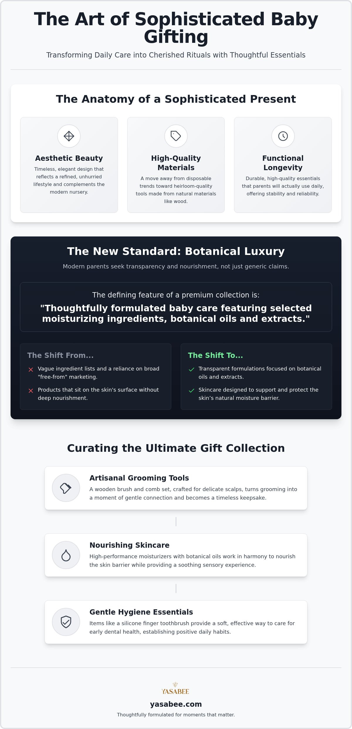 Sophisticated baby presents