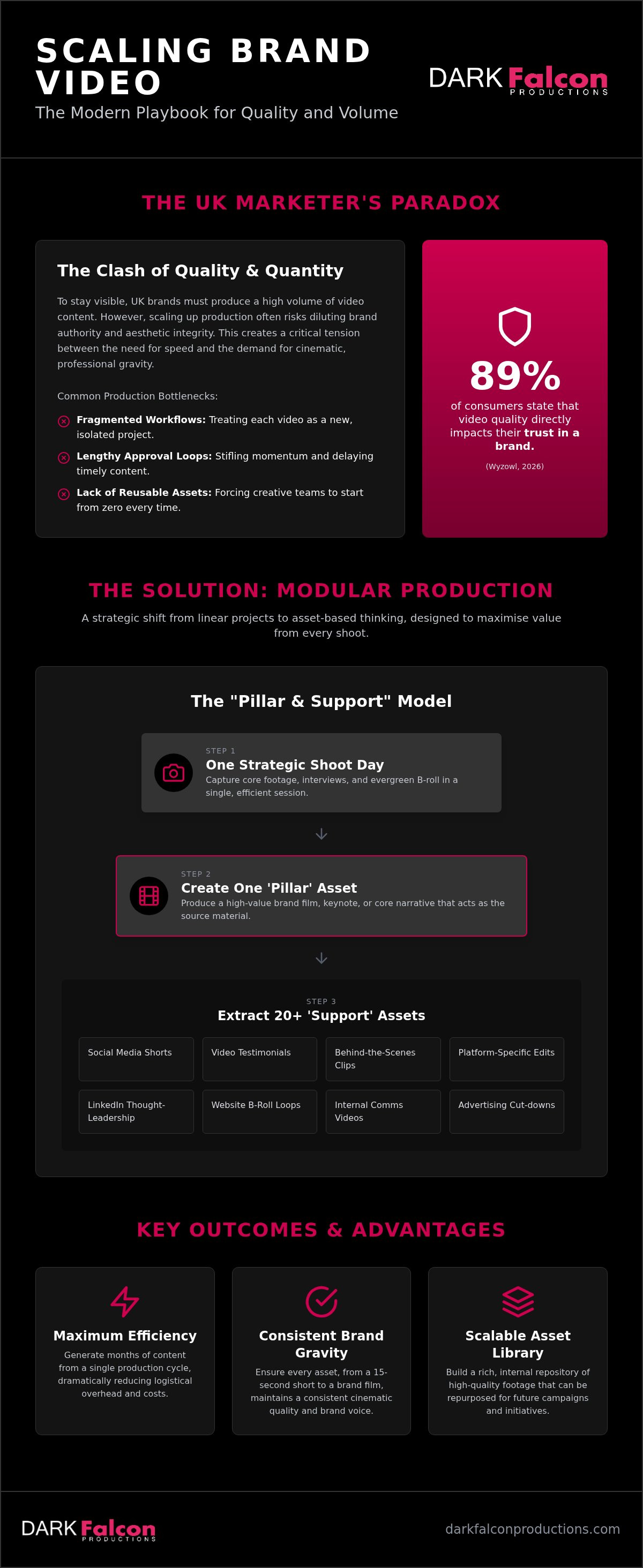Scaling brand video content