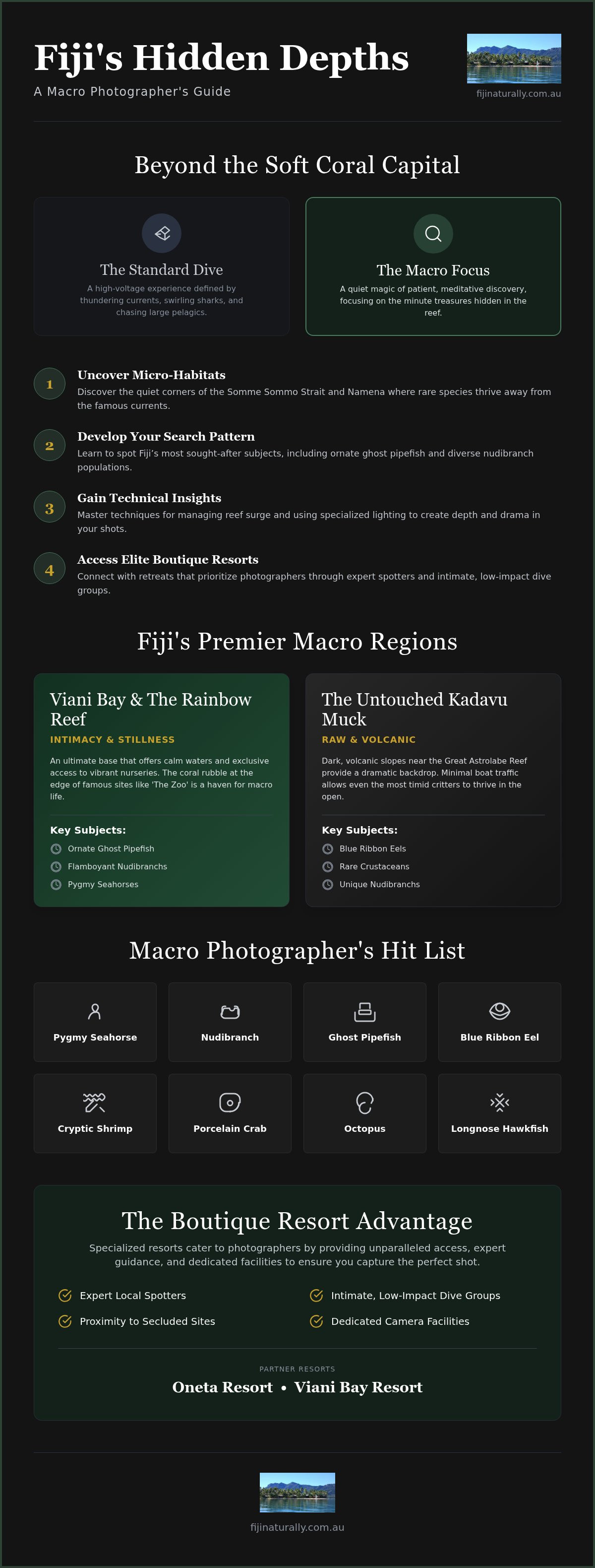 Fiji dive sites for macro photography