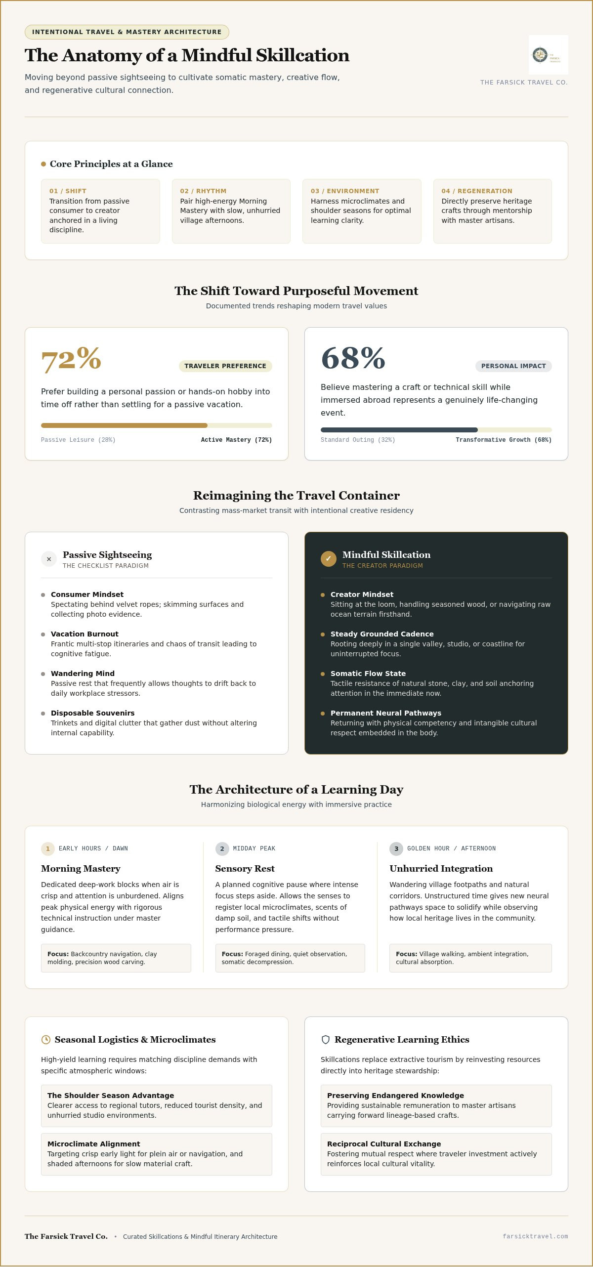Skillcation travel experiences