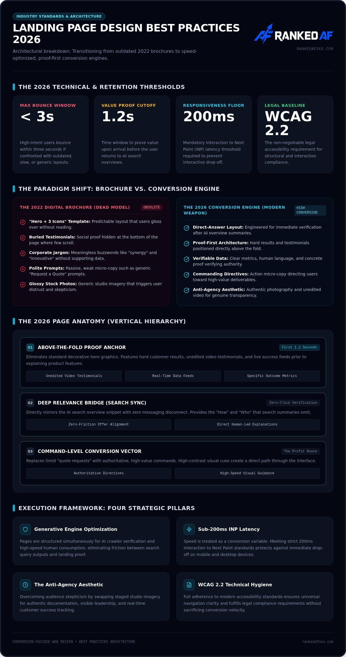 Landing page design best practices 2026
