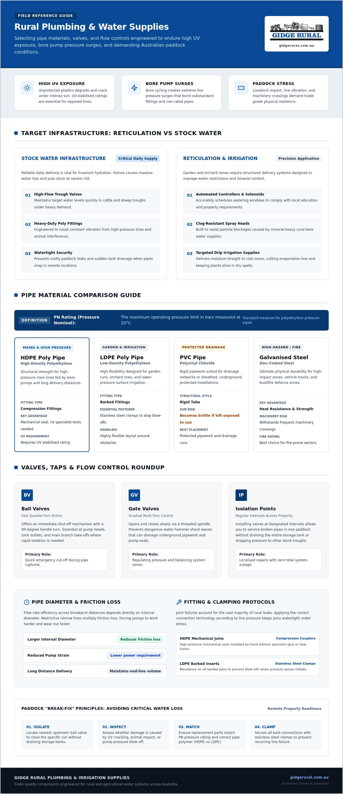 Plumbing supplies