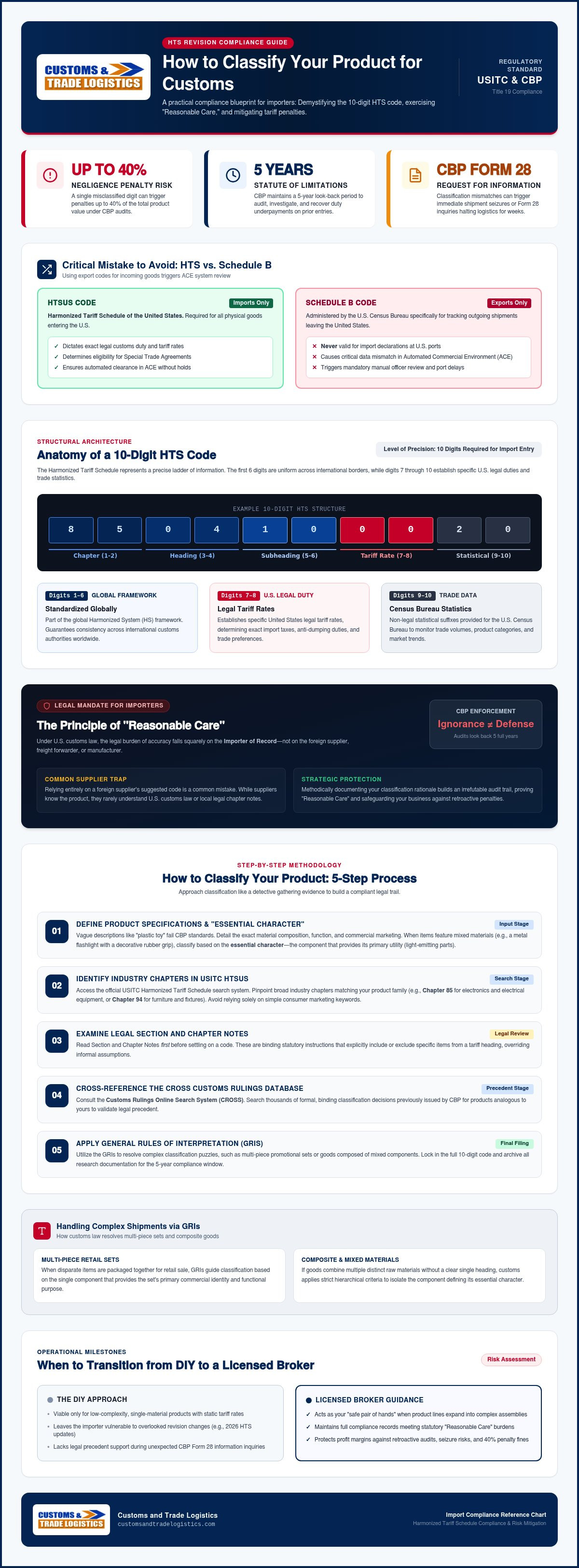 How to classify my product for customs