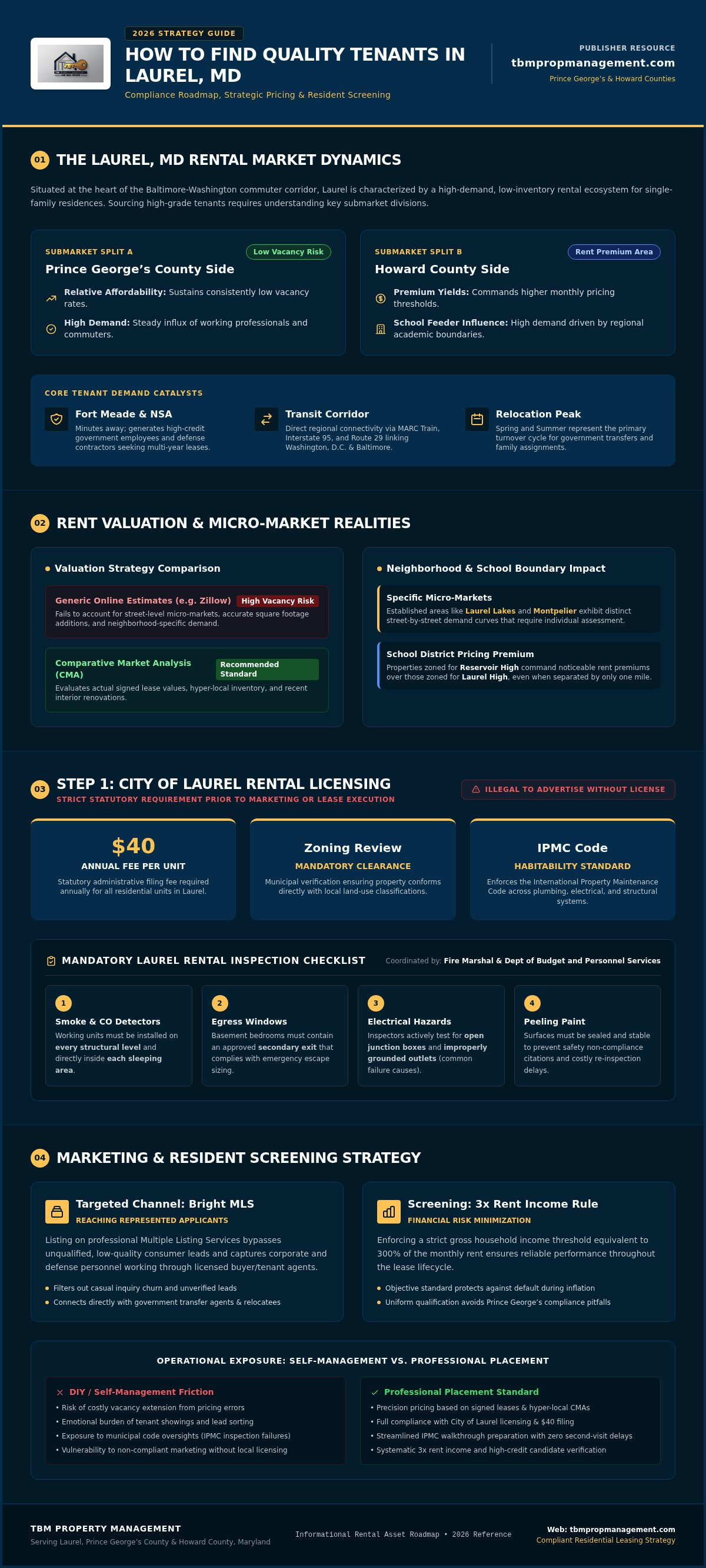 How to find tenants in laurel md