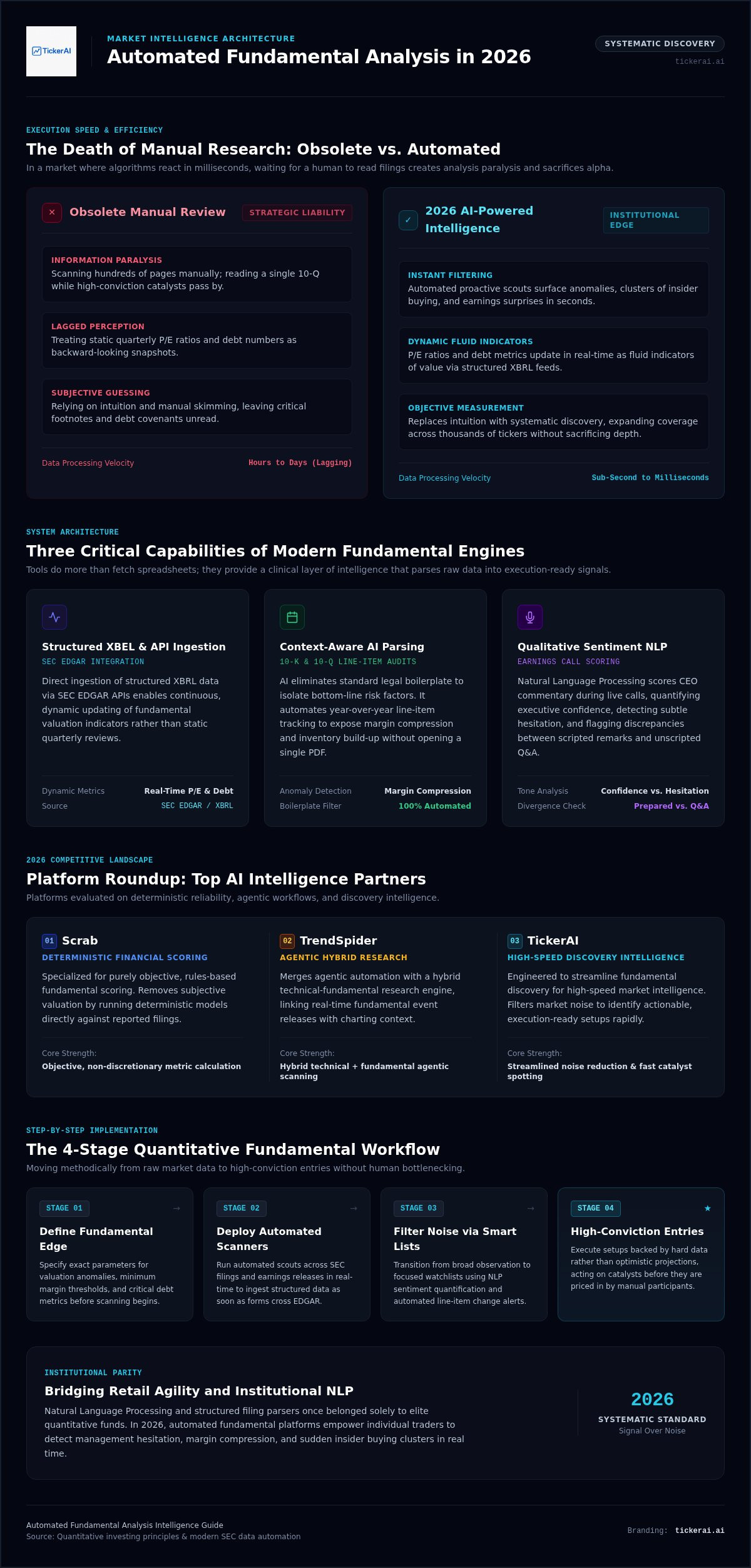 Automated fundamental analysis tools