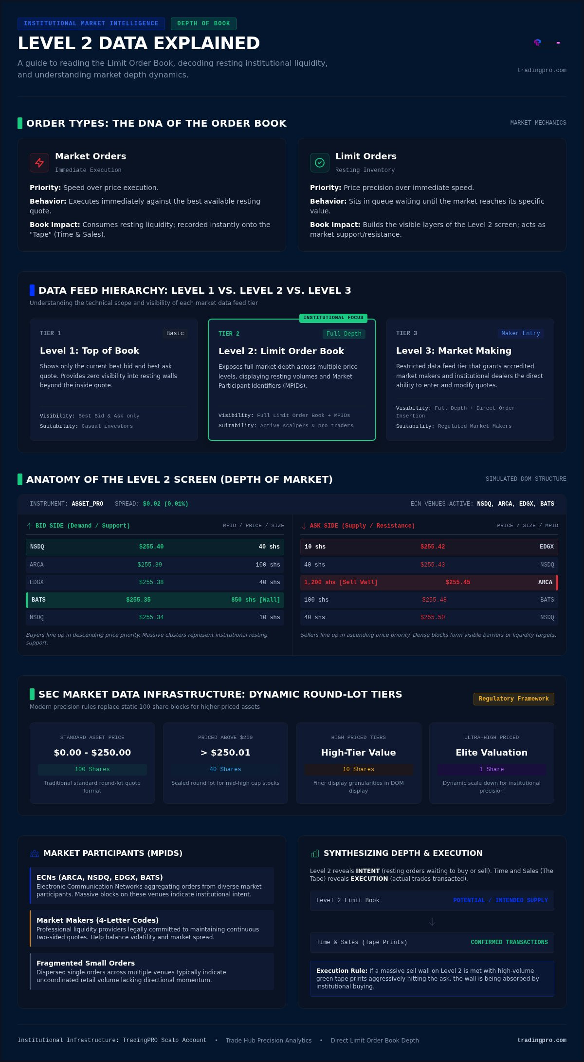 Level 2 data explained