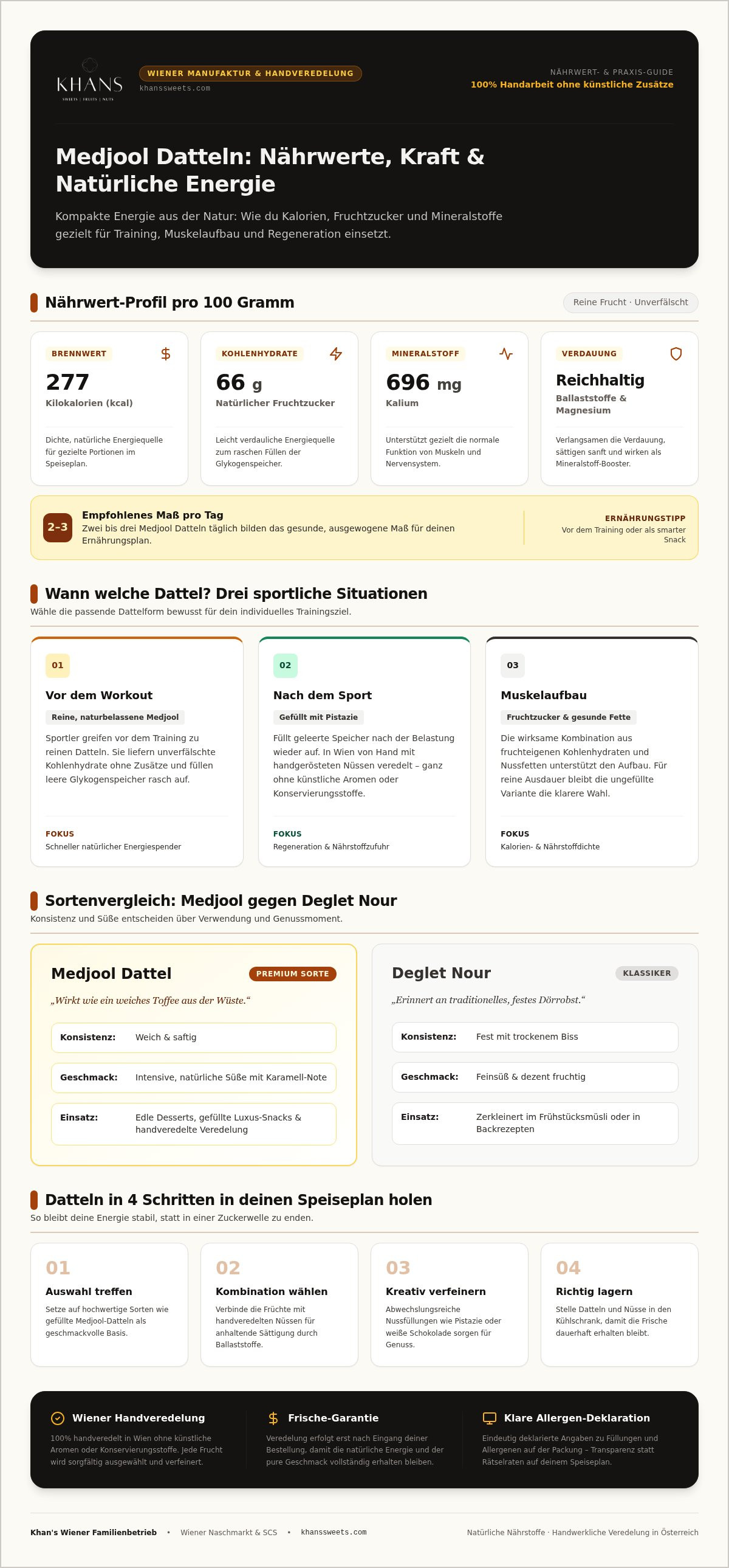 Medjool Datteln Nährwerte