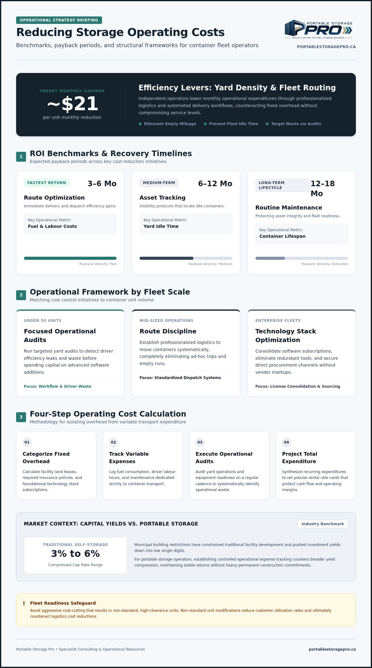 Reducing storage operational costs