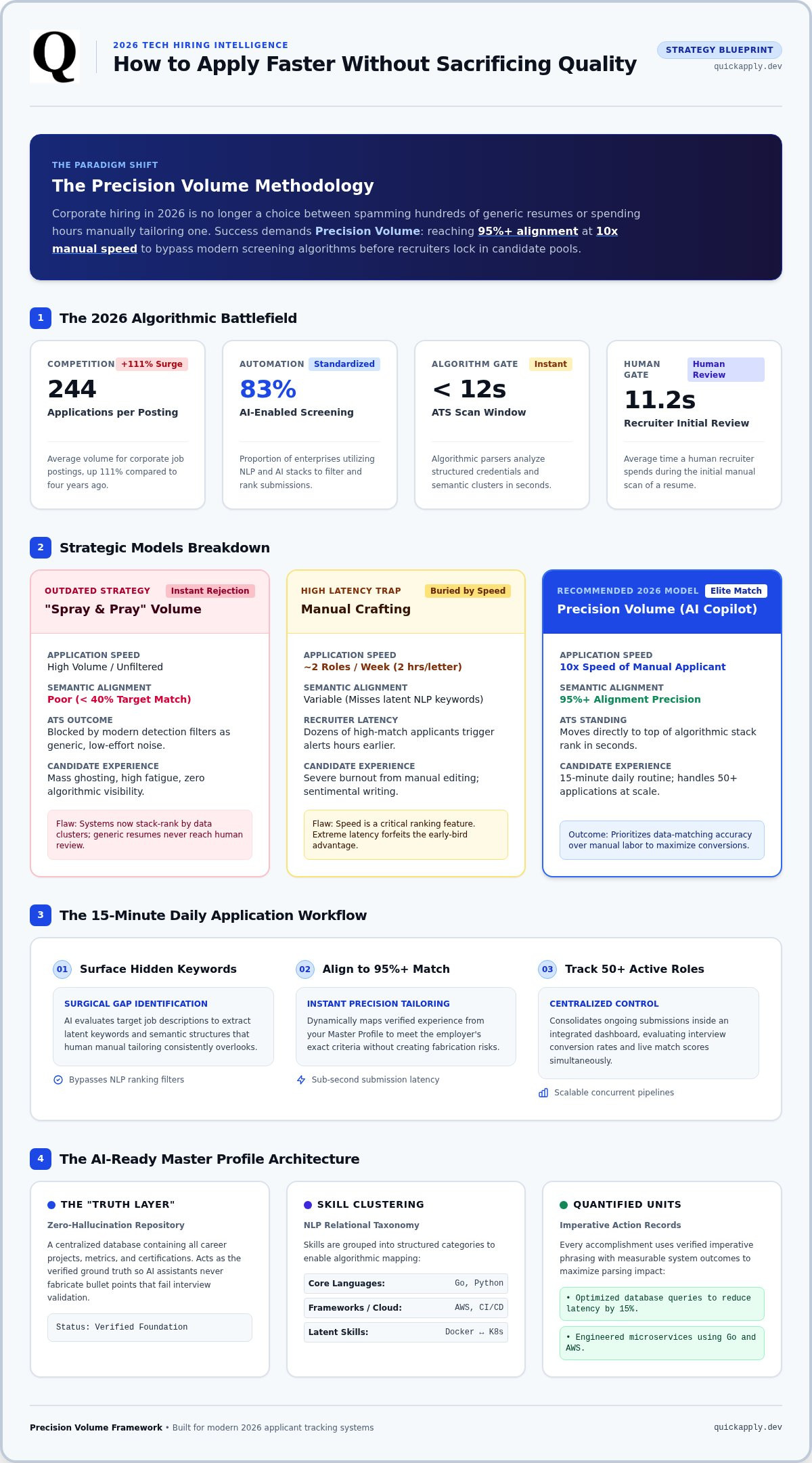 How to apply for jobs faster without sacrificing quality
