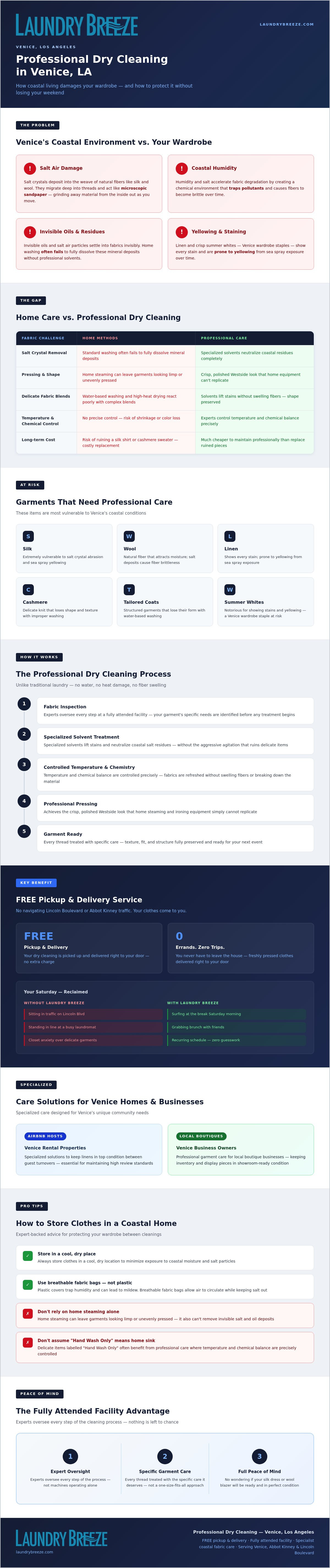 Dry cleaning service Venice Los Angeles