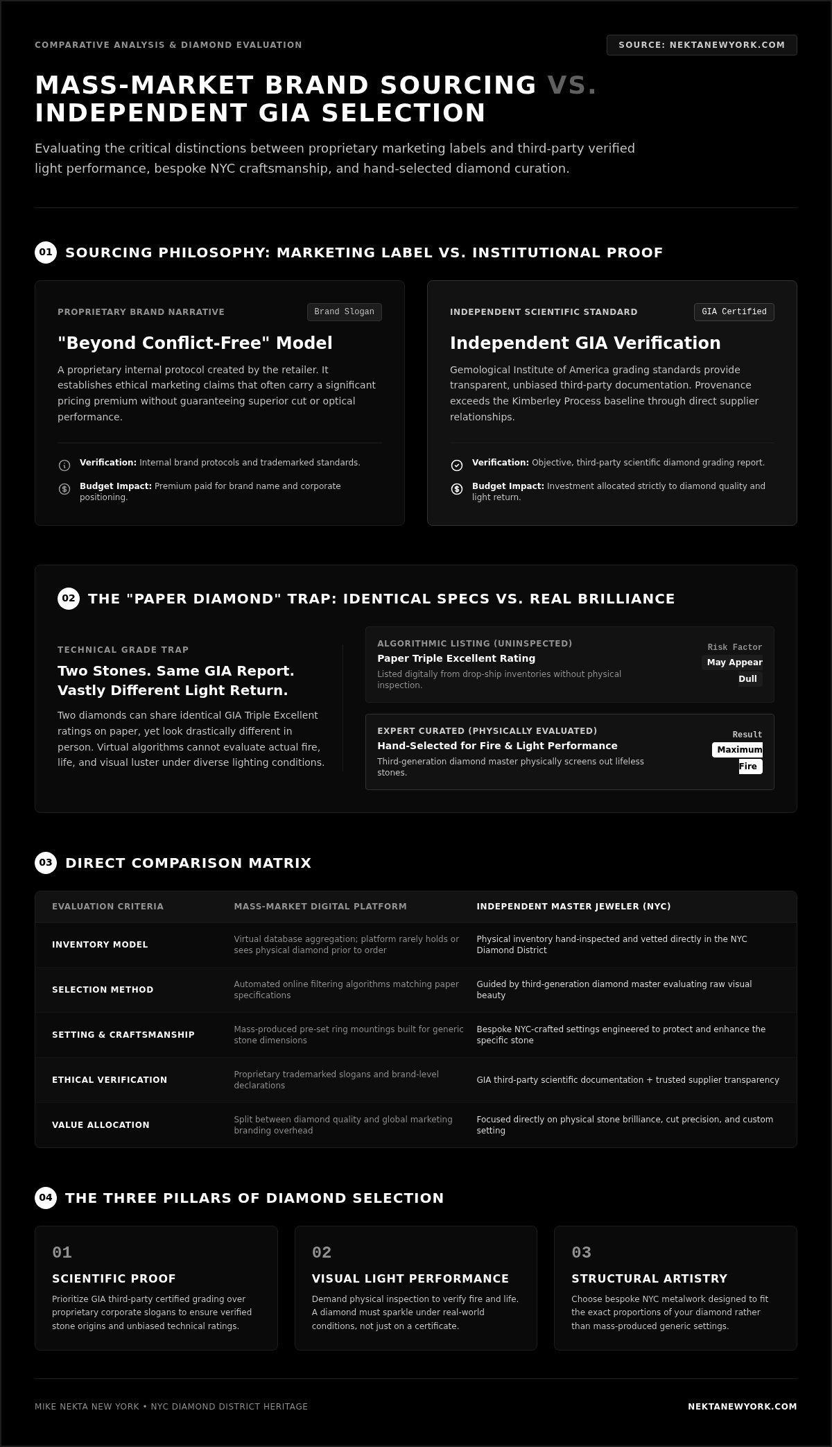 Brilliant earth diamond sourcing vs independent gia certified diamonds