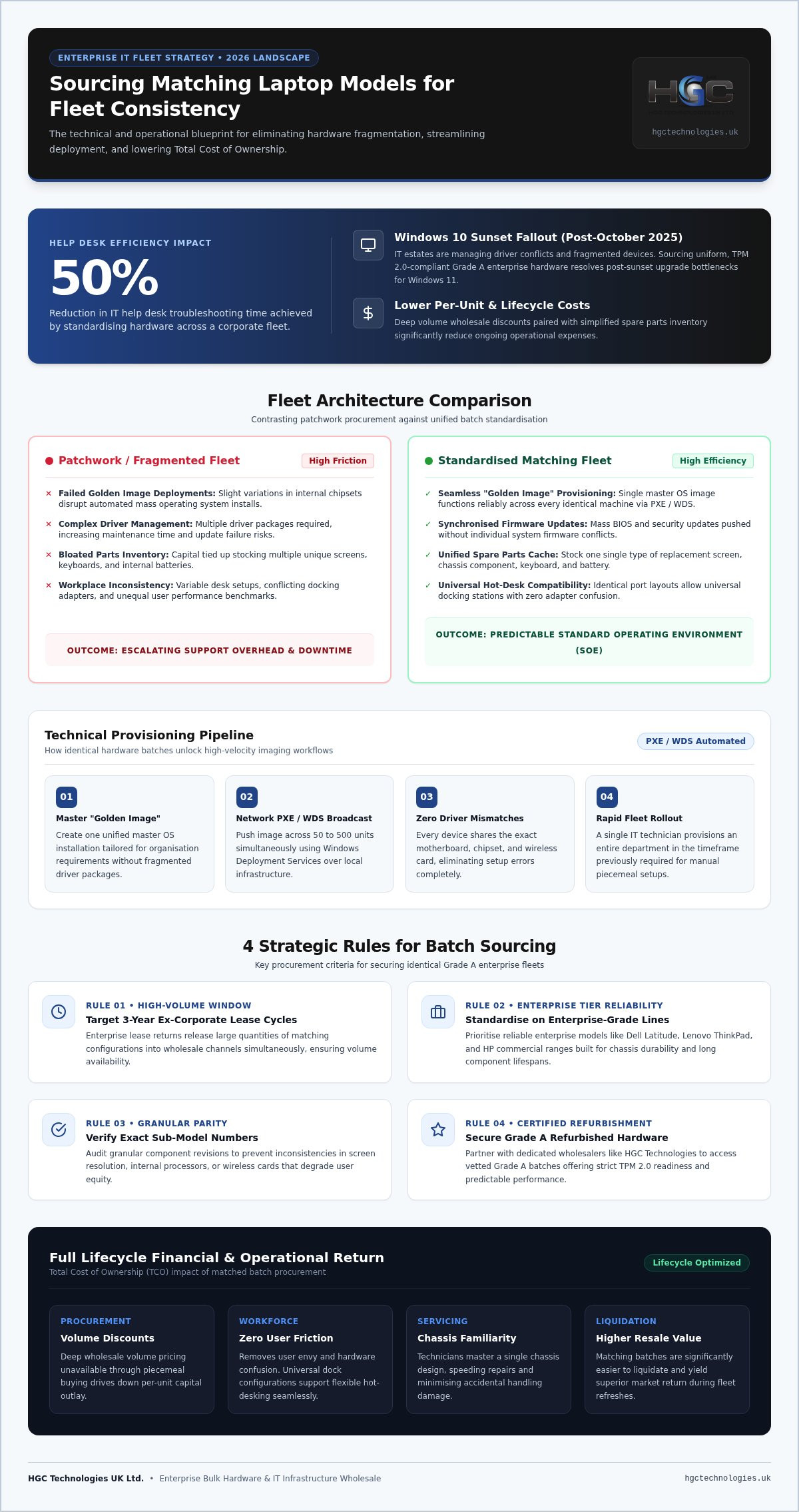 Sourcing matching laptop models for consistency