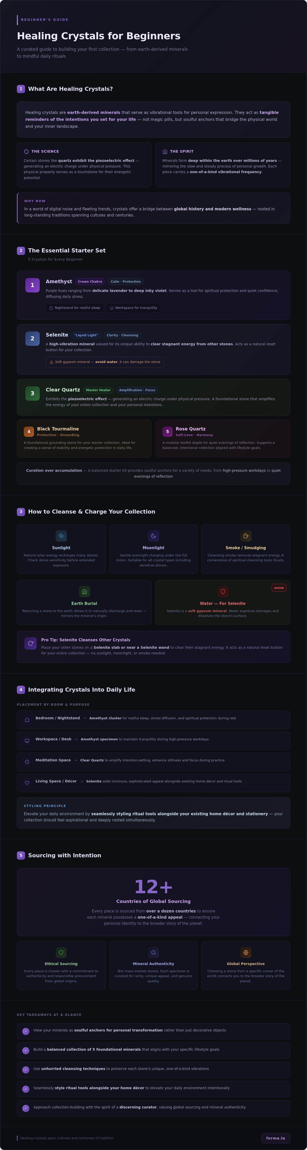 Healing crystals for beginners