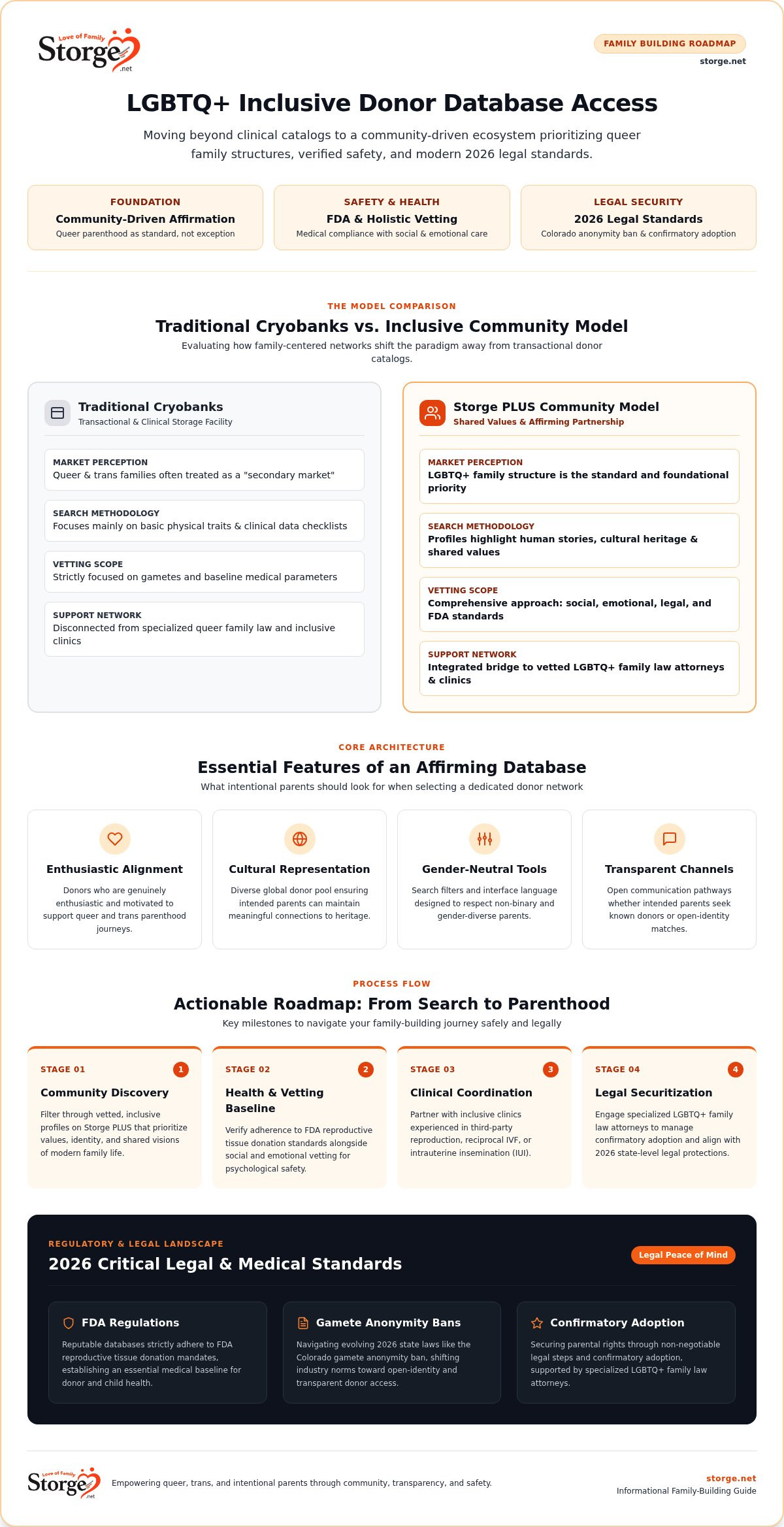 LGBTQ inclusive donor database access