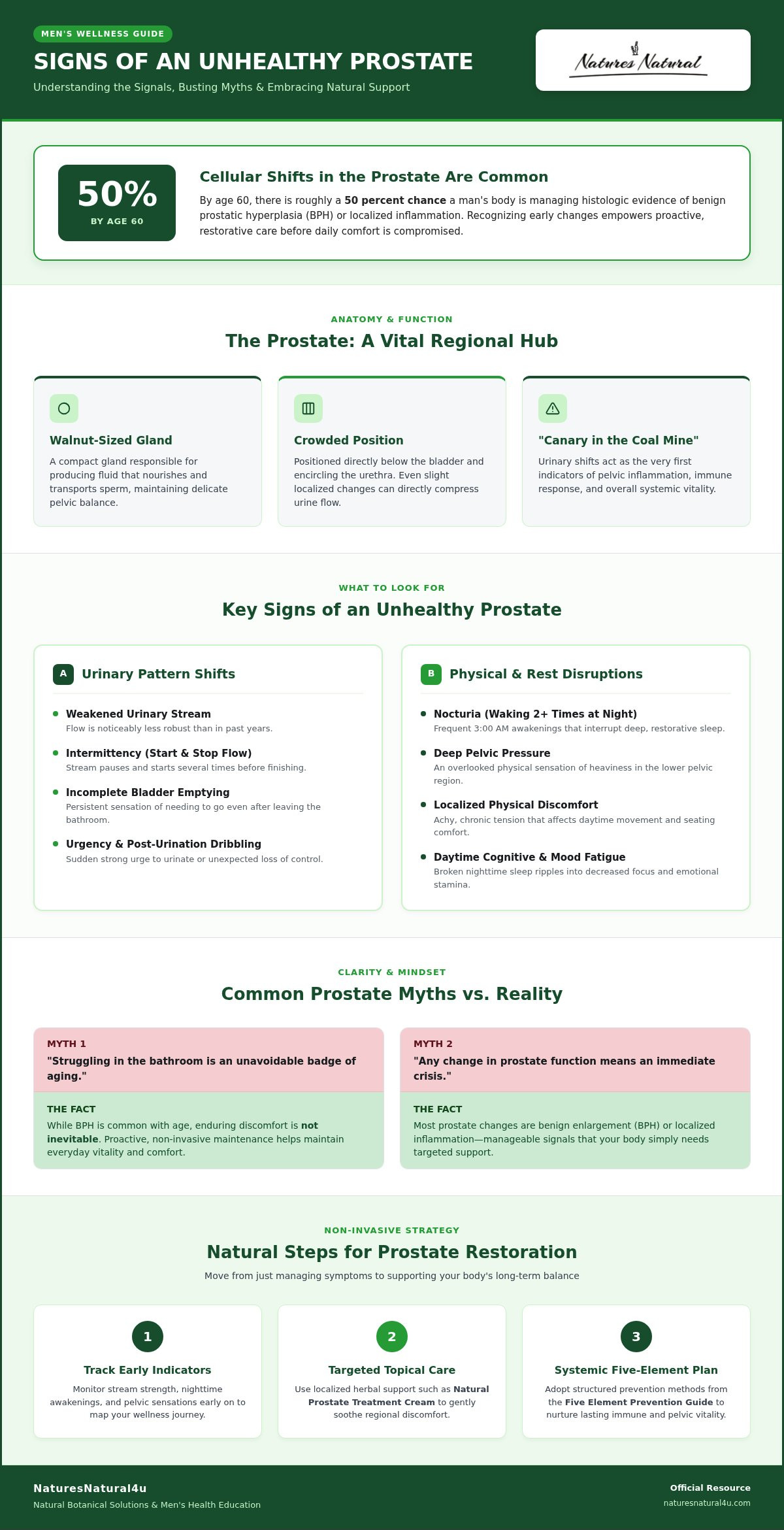 Signs of an unhealthy prostate