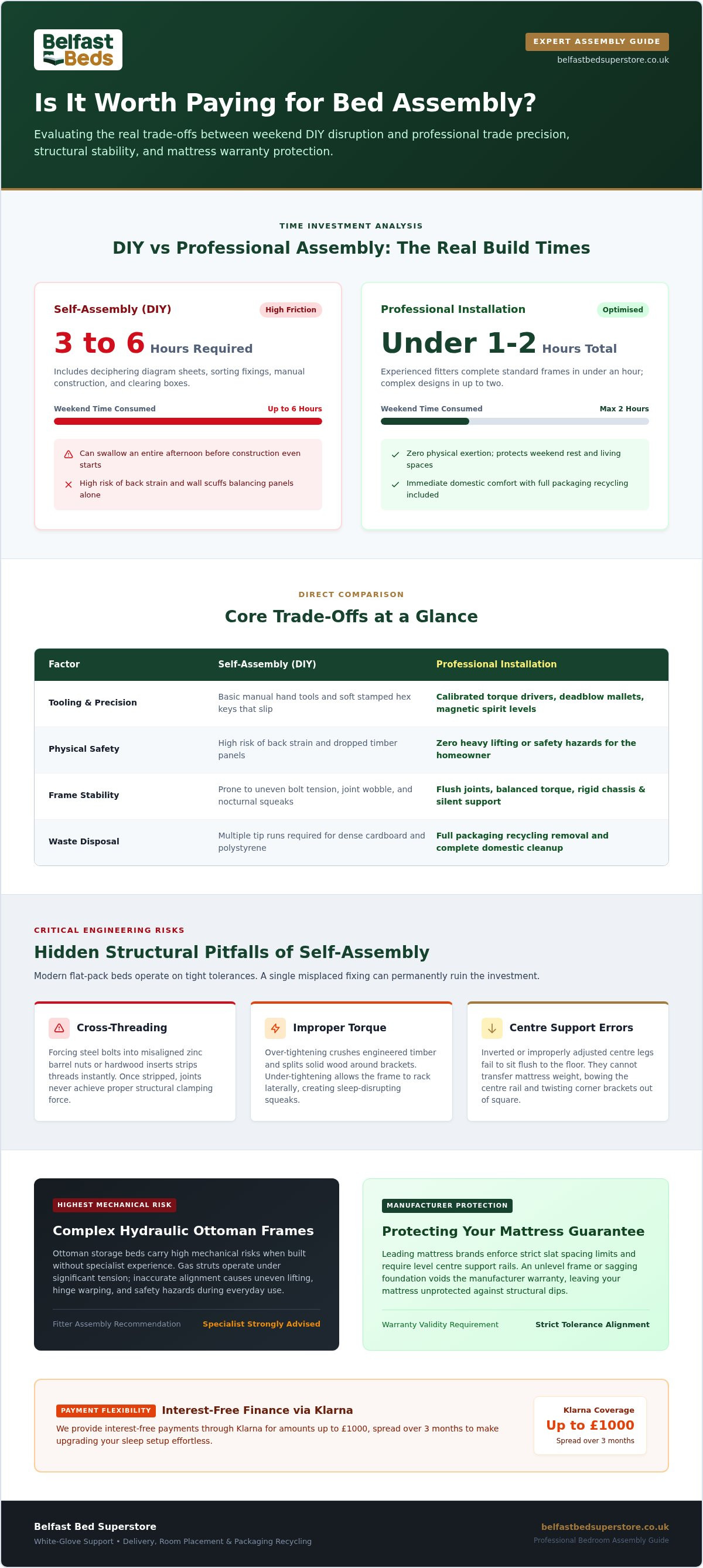 Is it worth paying for bed assembly