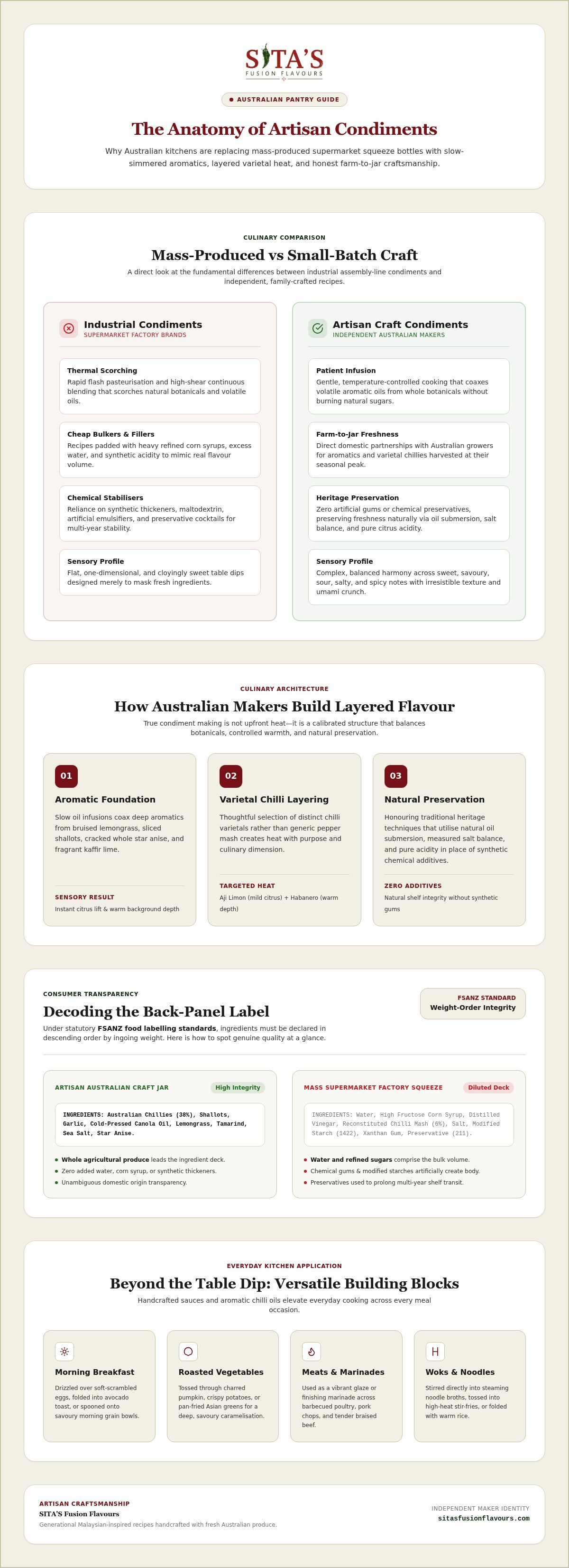 Small business condiments Australia