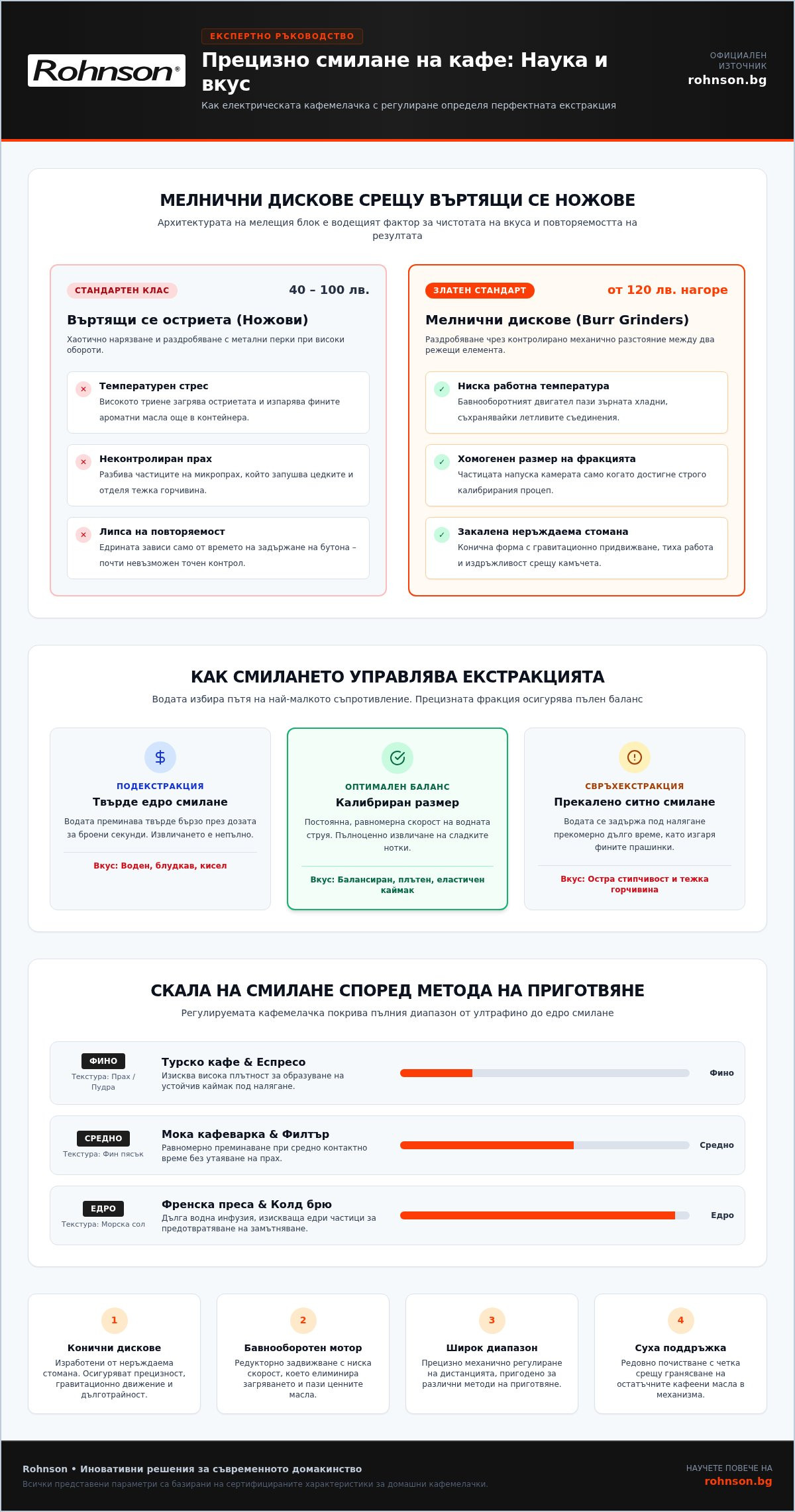 електрическа кафемелачка с регулиране на смилането