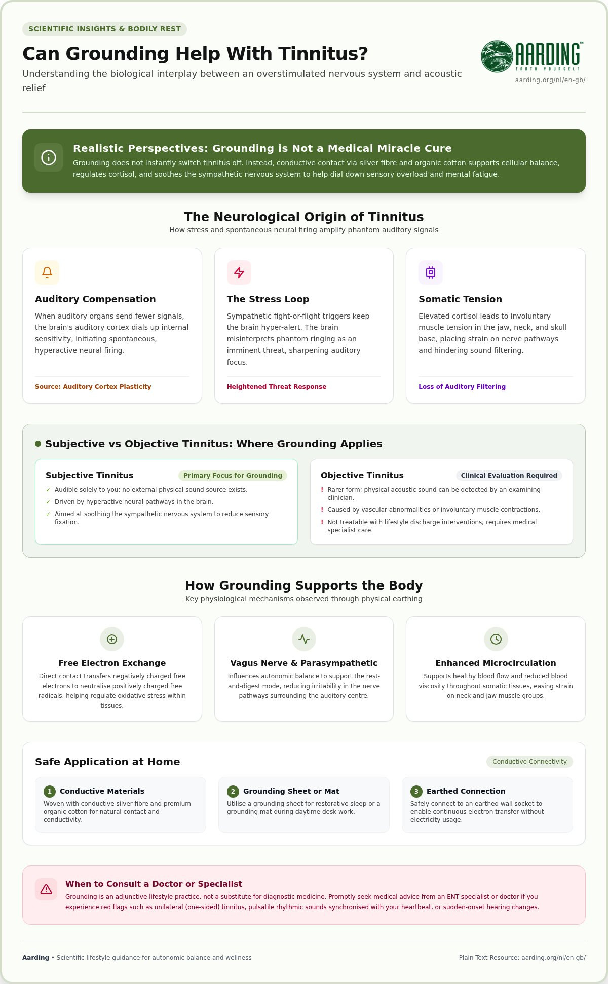 Can grounding help with tinnitus