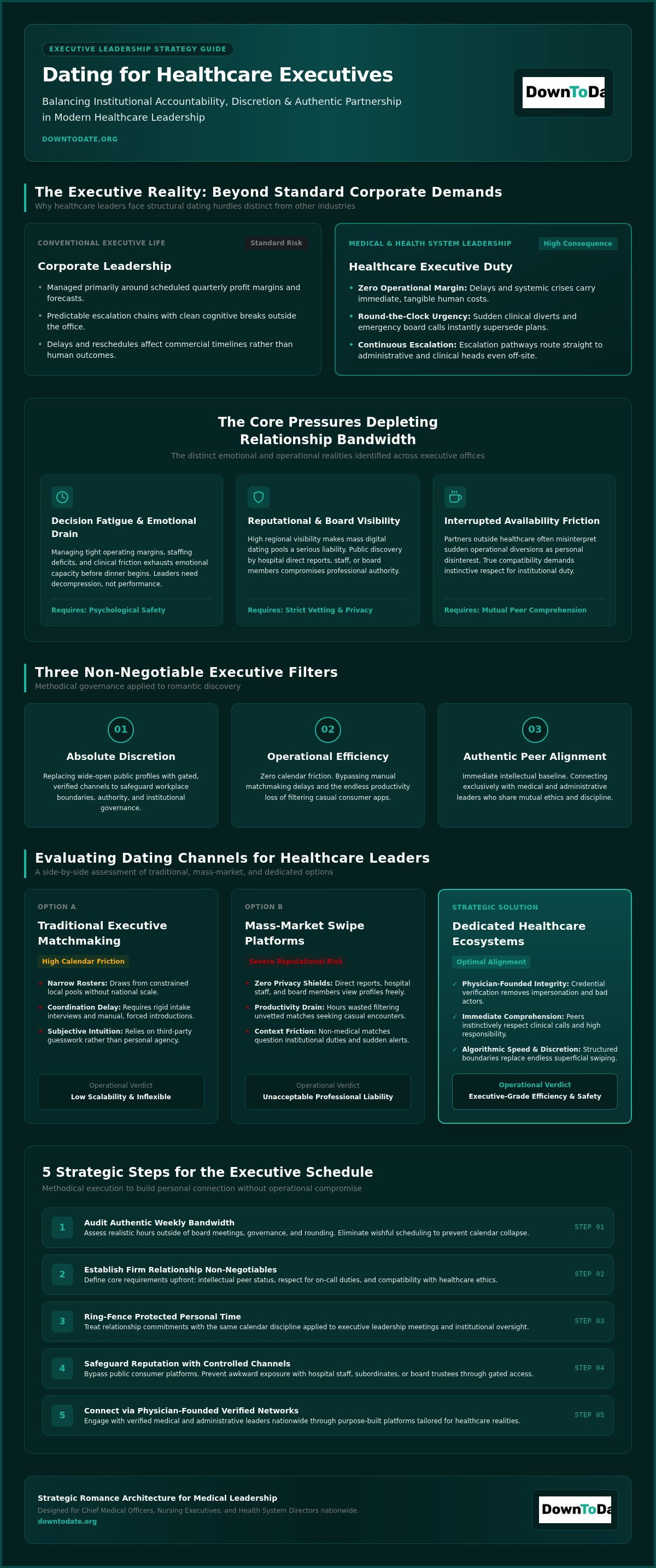 Dating for healthcare executives