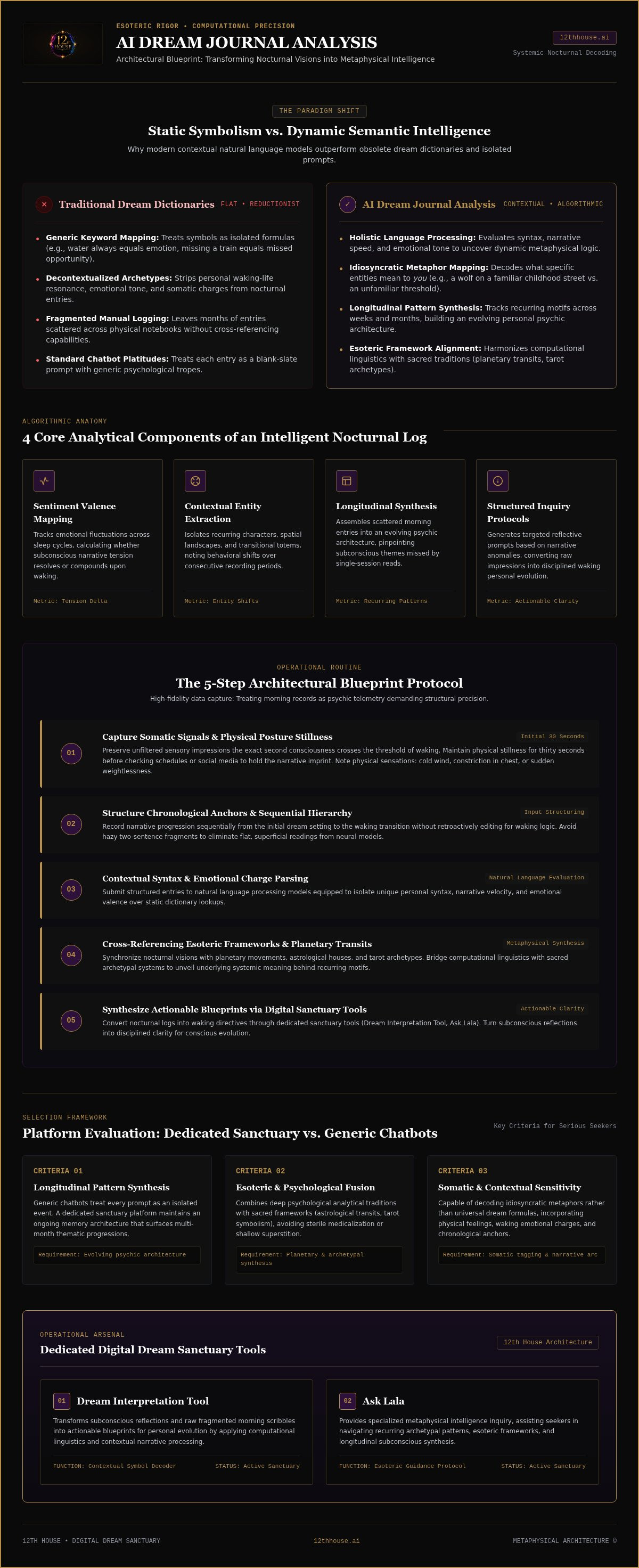 AI dream journal analysis