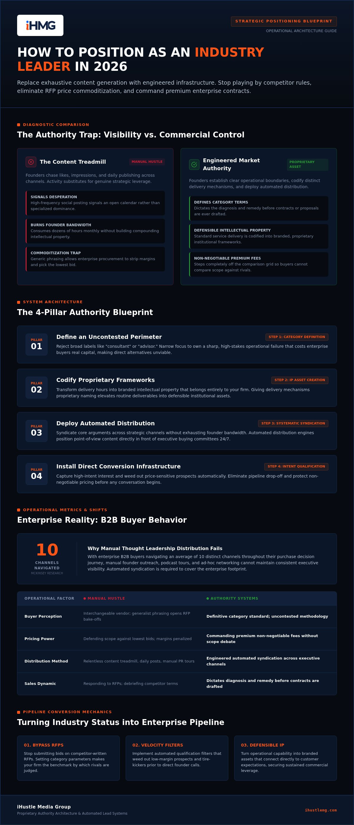 How to position as industry leader