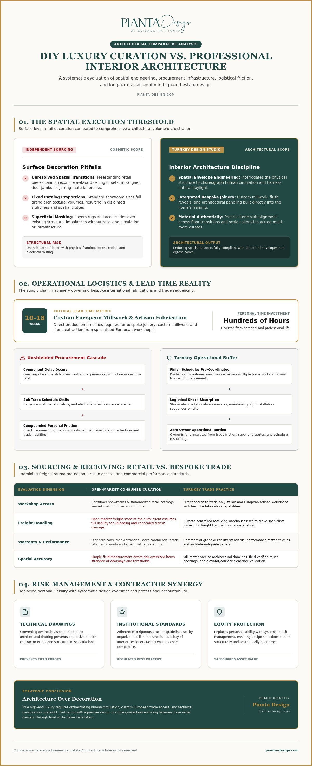 DIY luxury design vs professional services