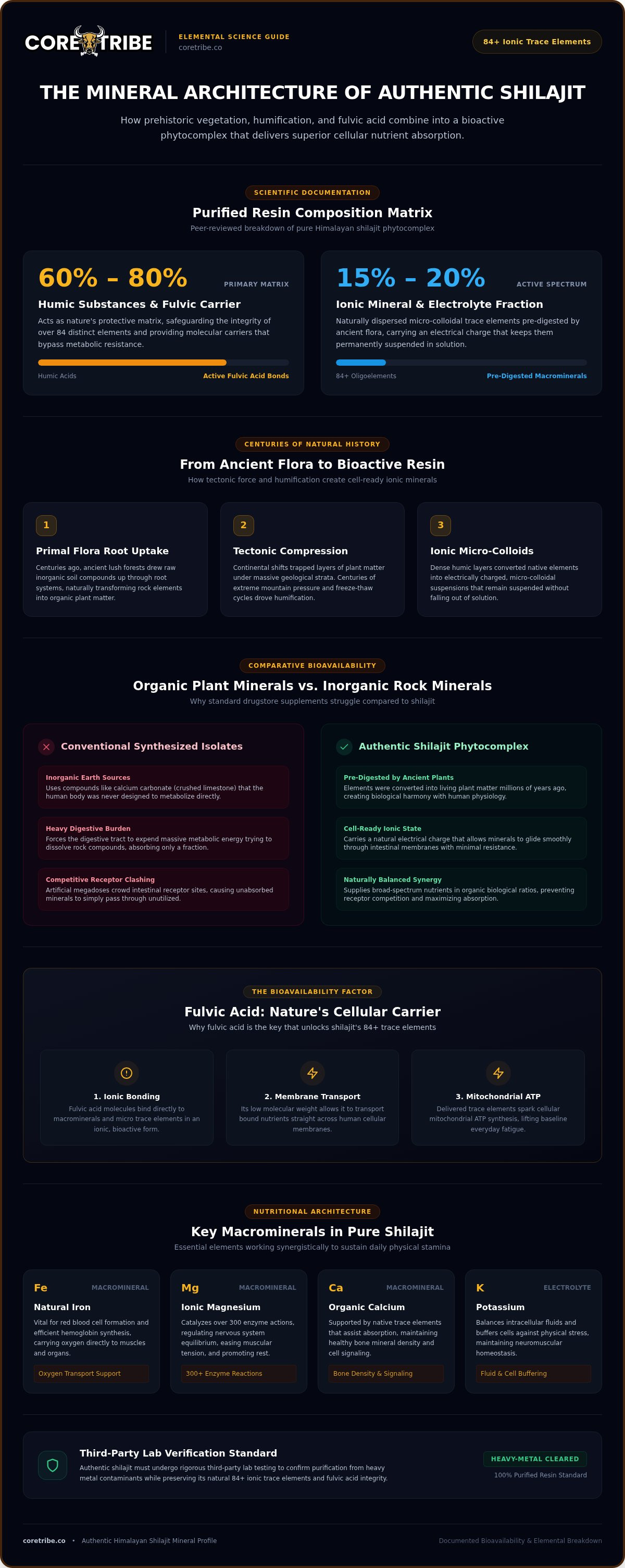 What minerals are in shilajit