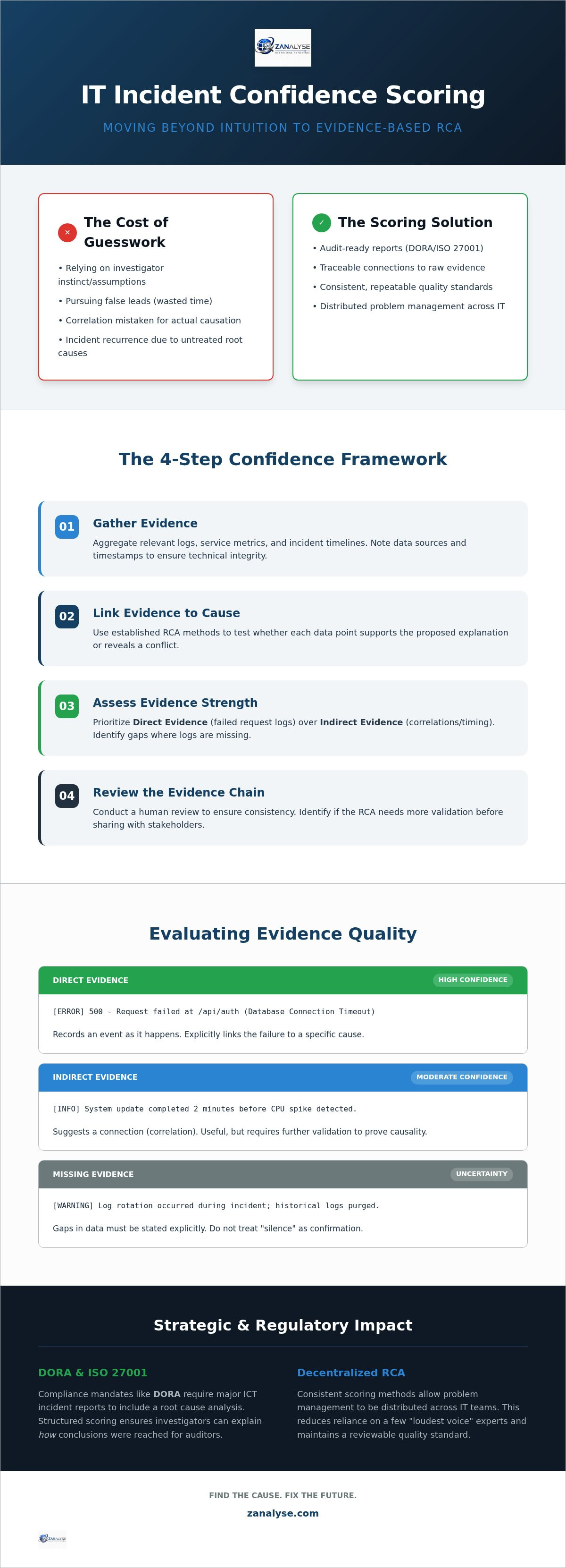 IT incident confidence scoring