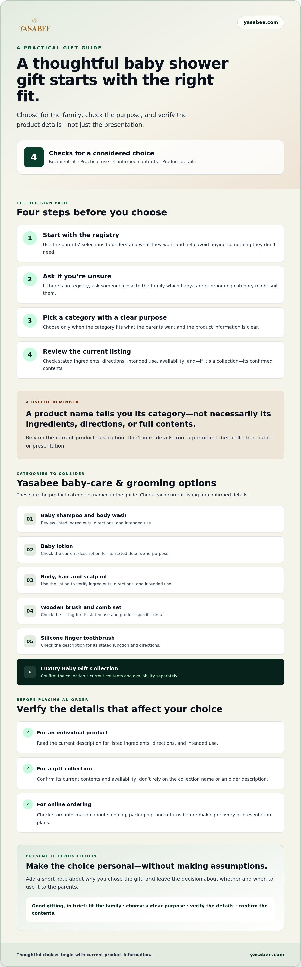 Premium baby shower presents