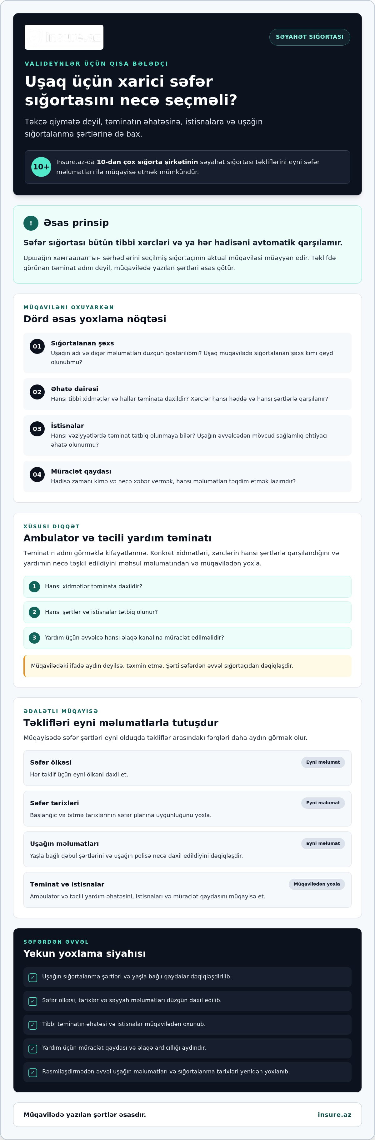 Uşaqlar üçün xarici səfər sığortası