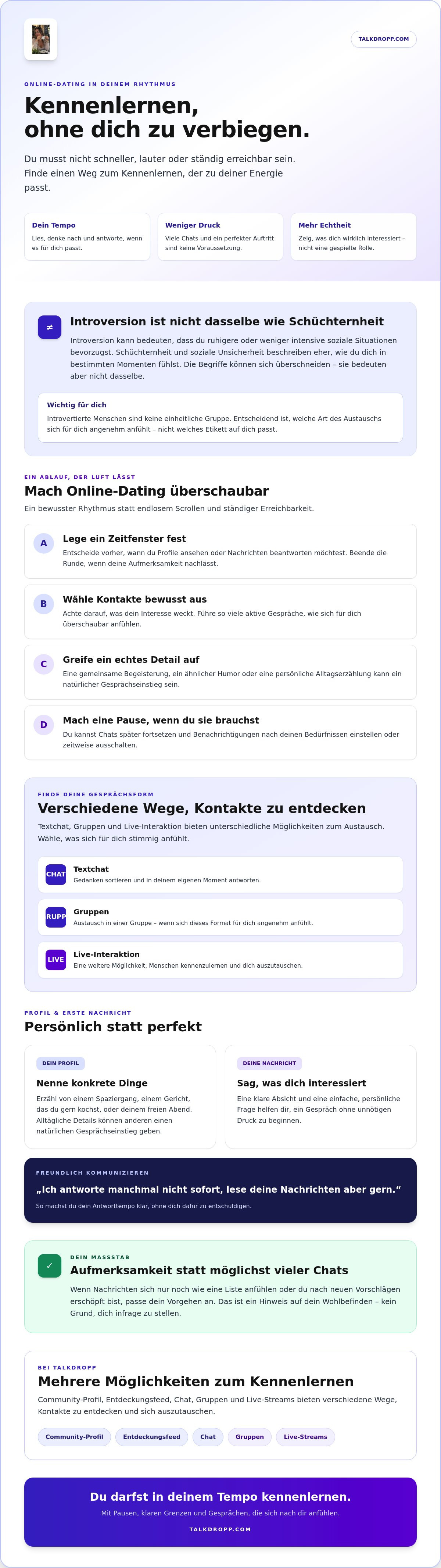 Online dating für introvertierte