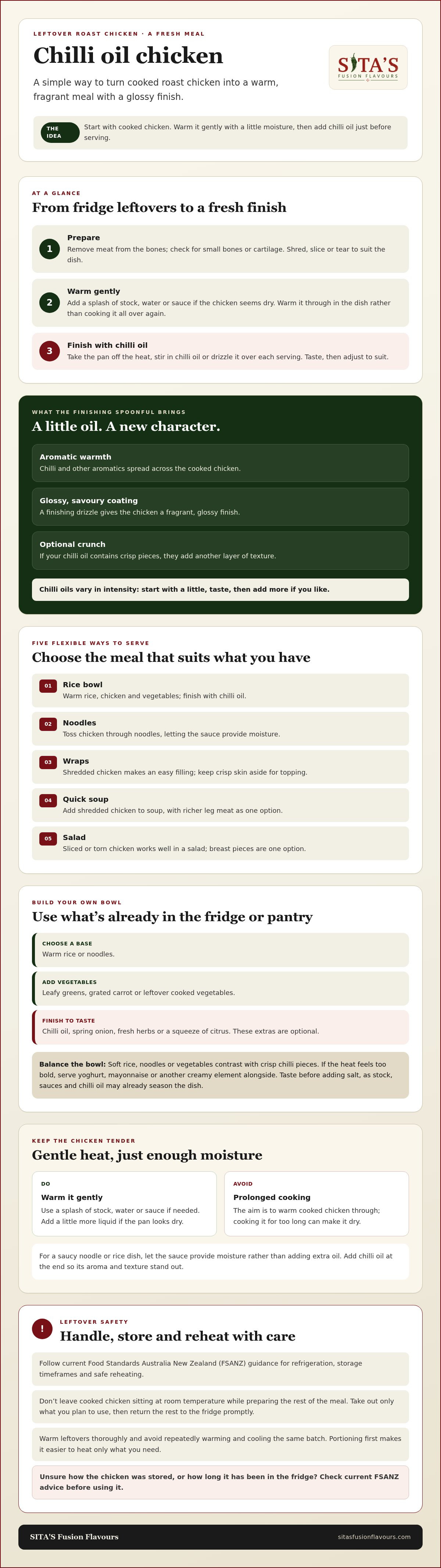 Chilli oil chicken recipe