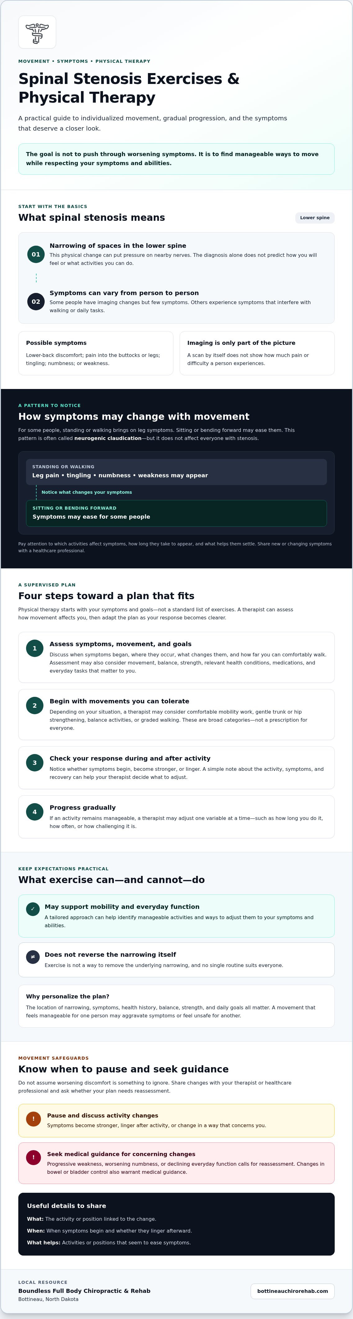 Spinal stenosis exercises physical therapy