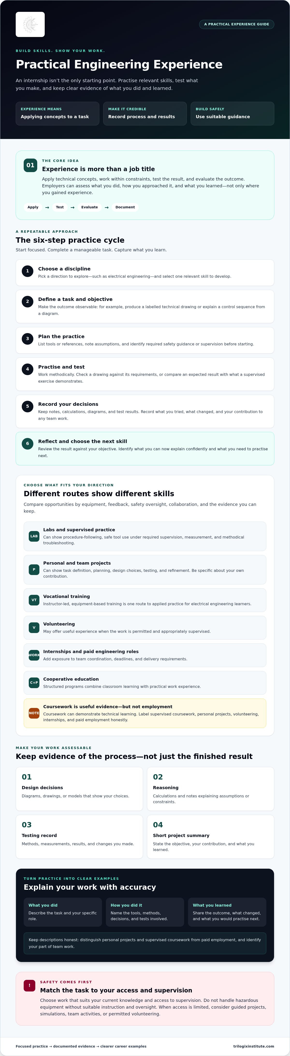 How to get practical experience in engineering