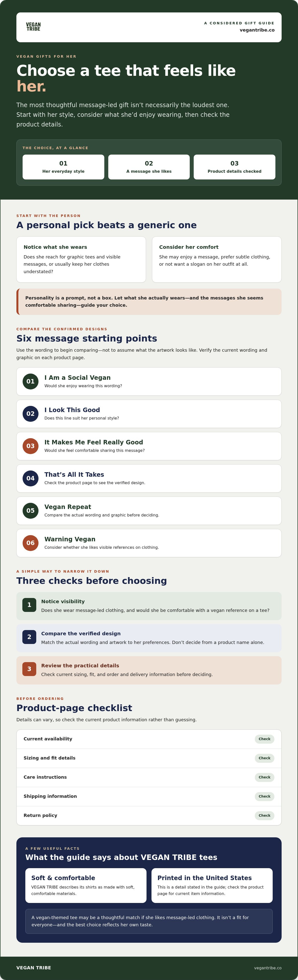 Vegan gifts for her