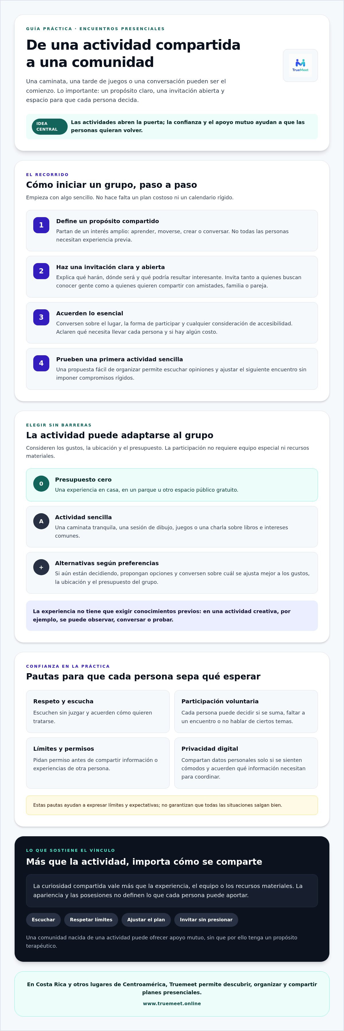 Cómo crear un grupo de actividades