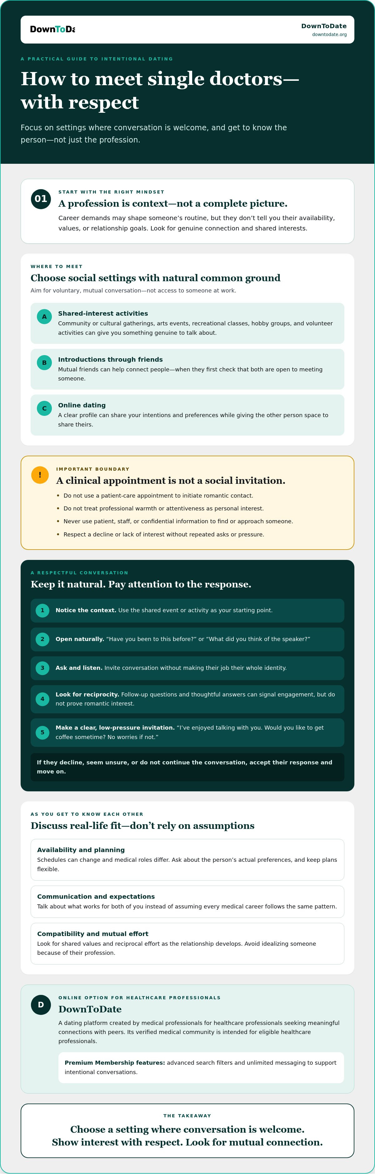 How to meet single doctors