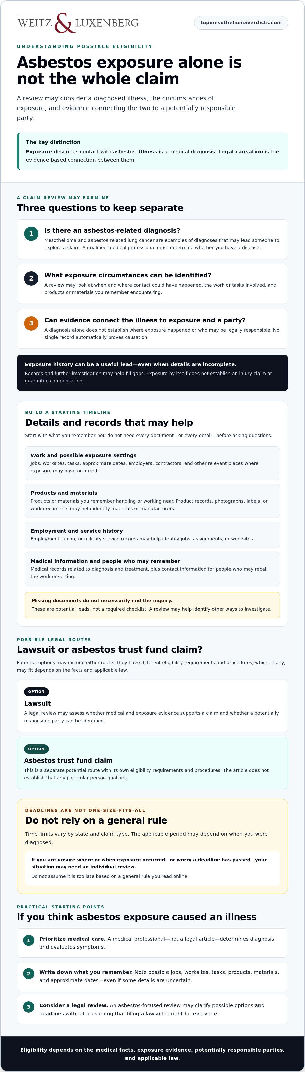 Can you sue for asbestos exposure